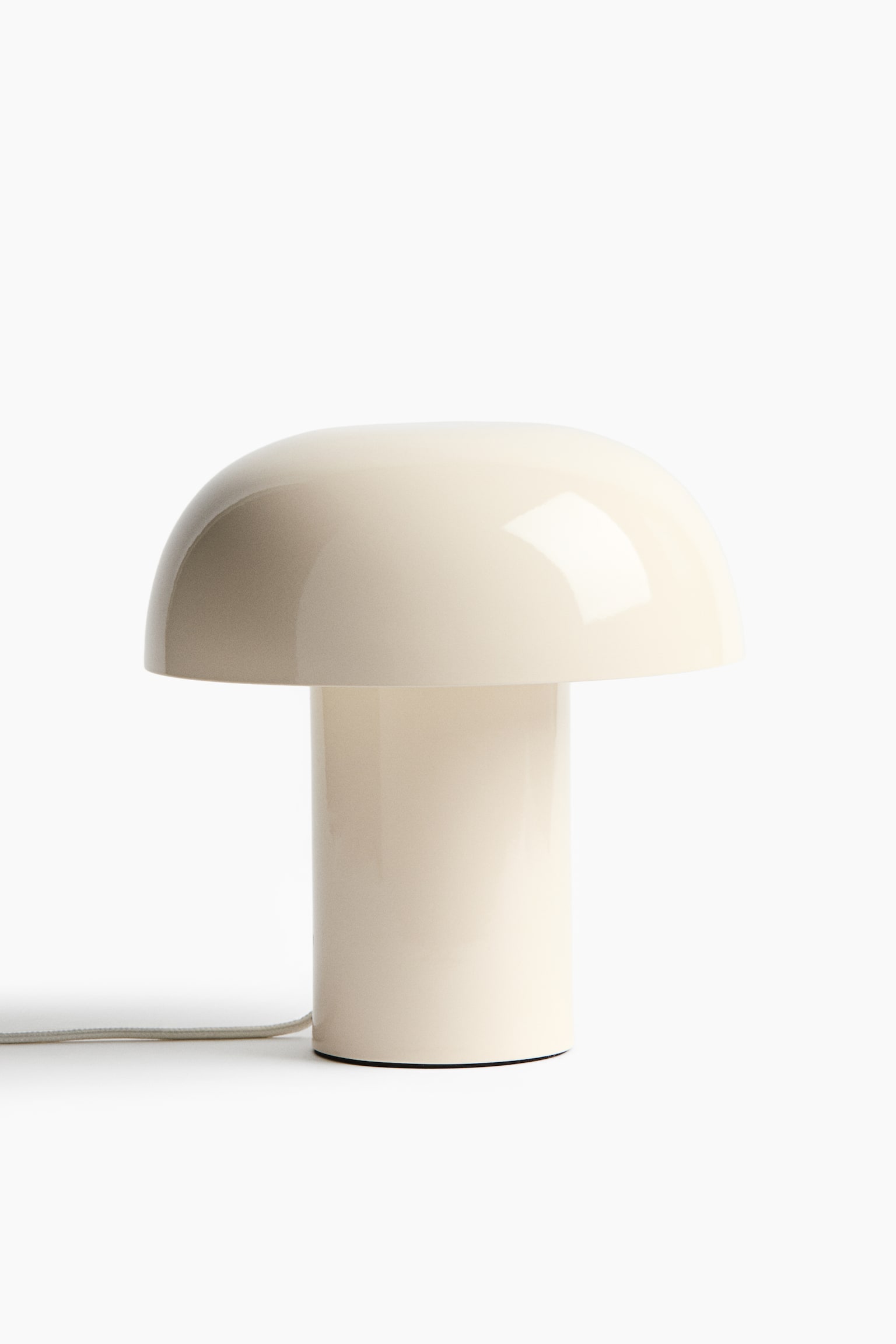 Kovová stolní lampa - Světle béžová/Tmavě červená/Stříbrná/Tmavě zelená/Hořčicově žlutá/Tlumená modrá/Hnědá/Tlumená růžová/Světle béžová/Olivově zelená - 1