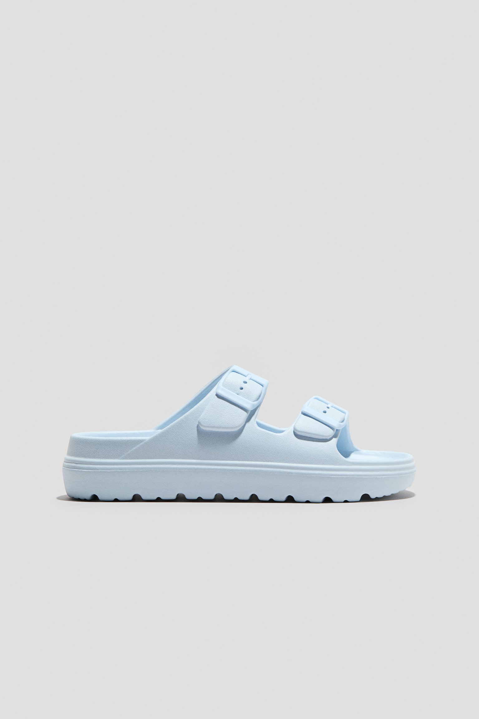 Sandales à deux brides - Bleu clair/Rose clair/Beige - 1