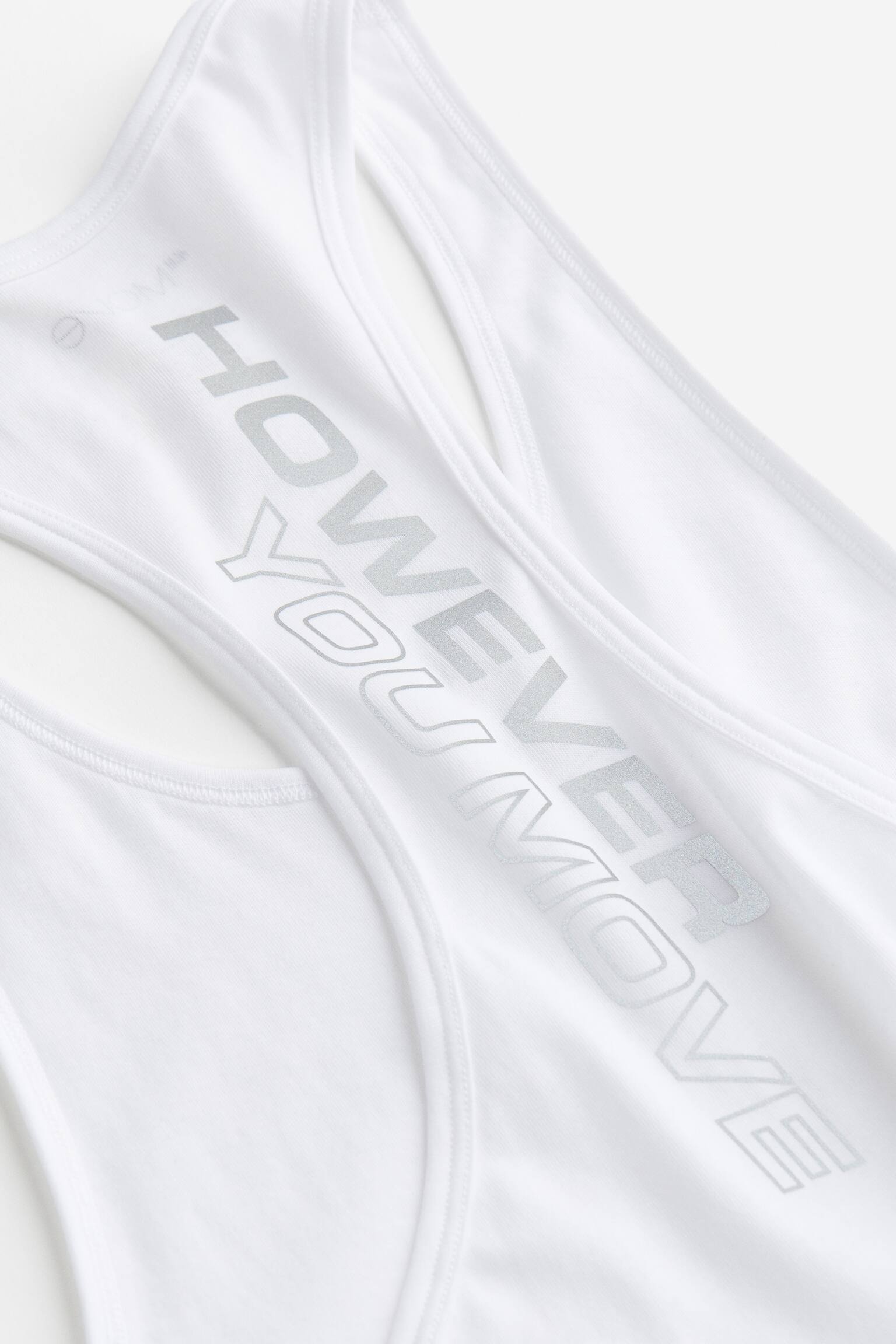 Activewear Tank In DryMove™ - White/Red/Black/Dark grey/Dark grey/However You Move - 5