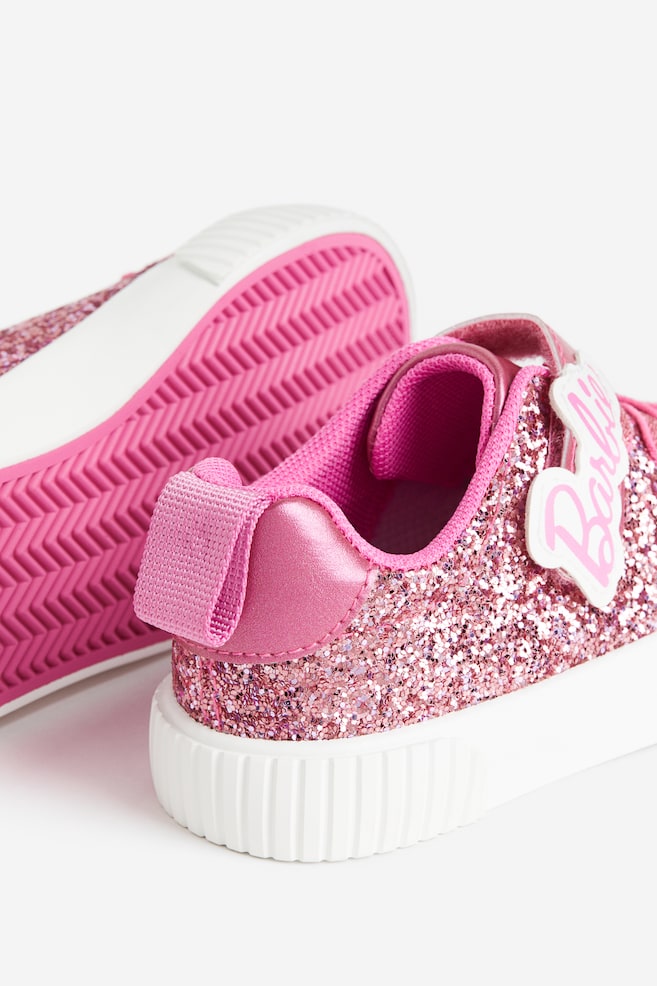 Brokatowe buty sportowe - Różowy/Barbie - 3