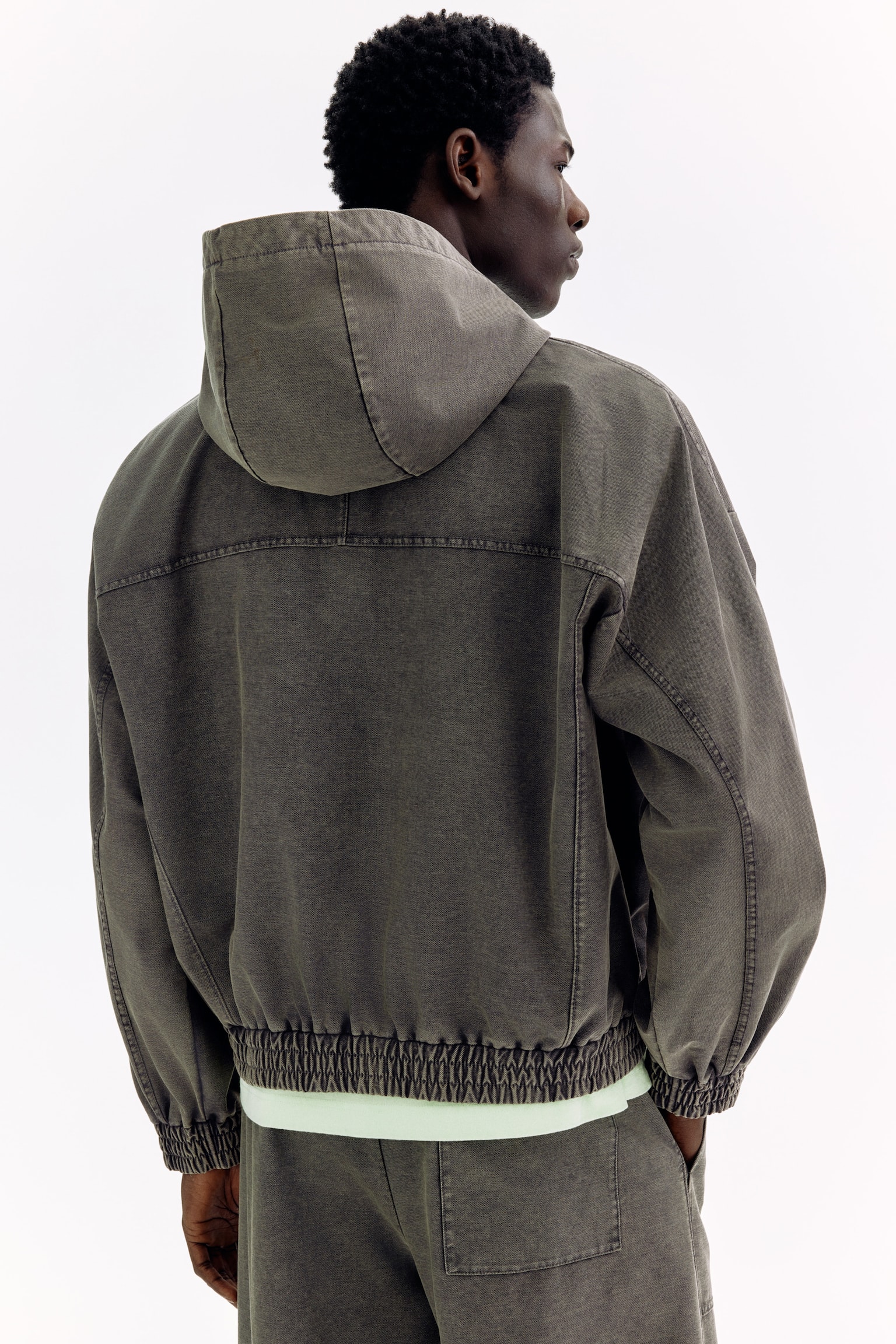 Hooded jacket - Dark grey/Light grey - 6