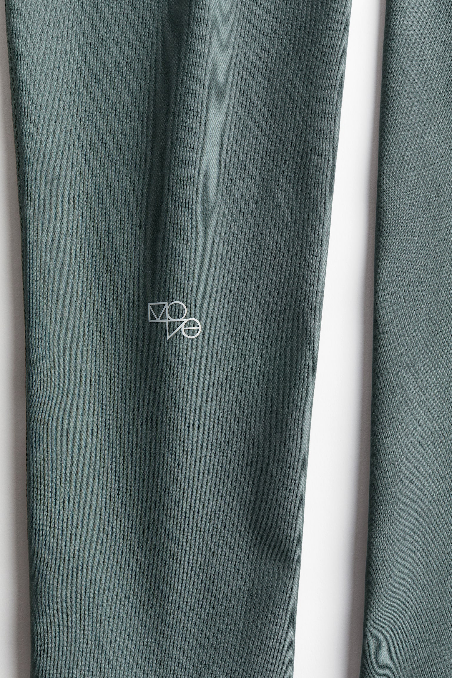 Pocket-detail sports leggings in DryMove™ - Dark green/Light blue/Black - 5