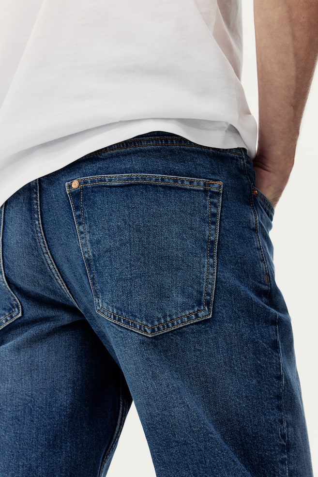 Regular Tapered Jeans - Blu denim/Blu denim chiaro/Nero/No fade black/Blu denim scuro/dc - 4