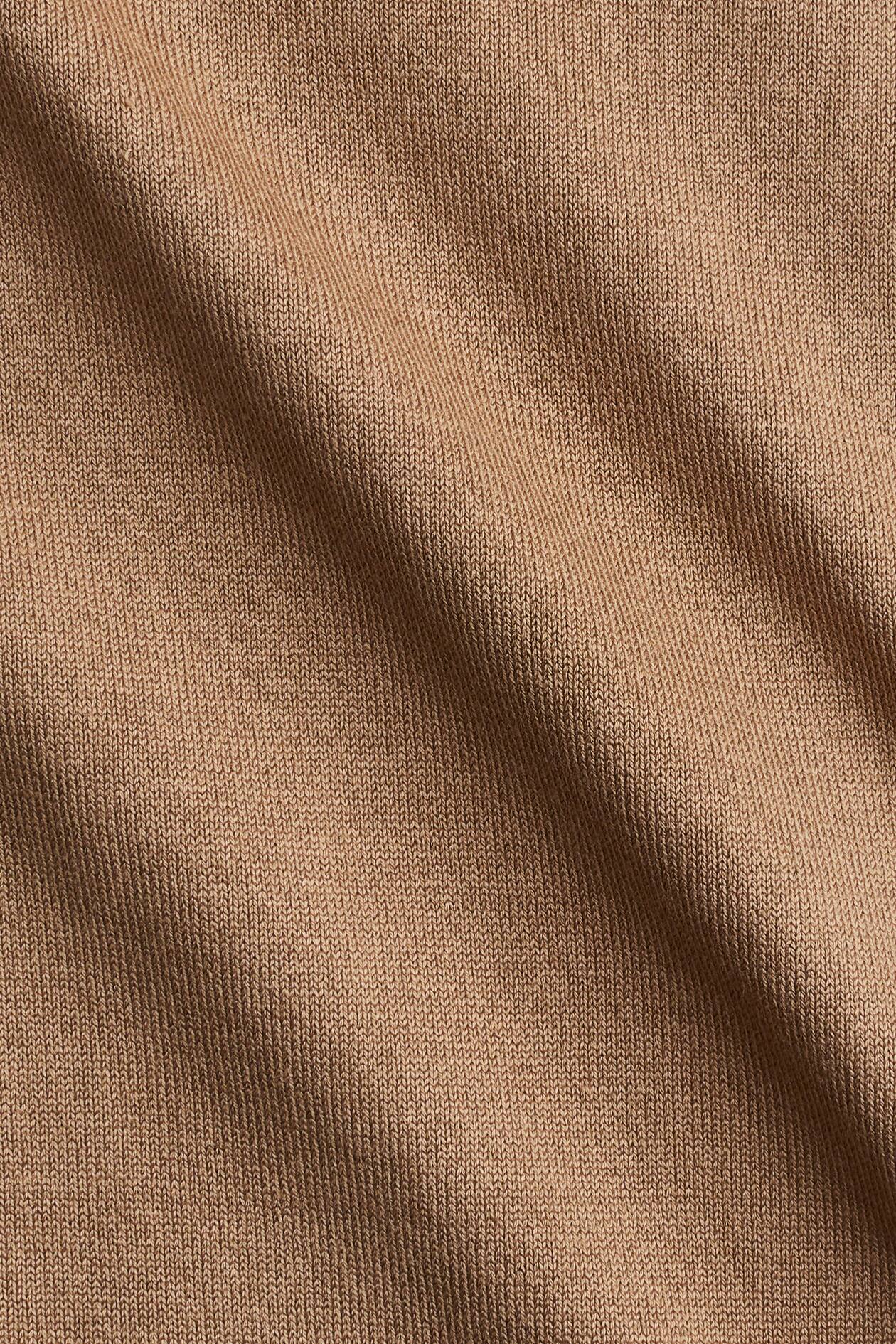 Fine-knit polo-neck top - image 4