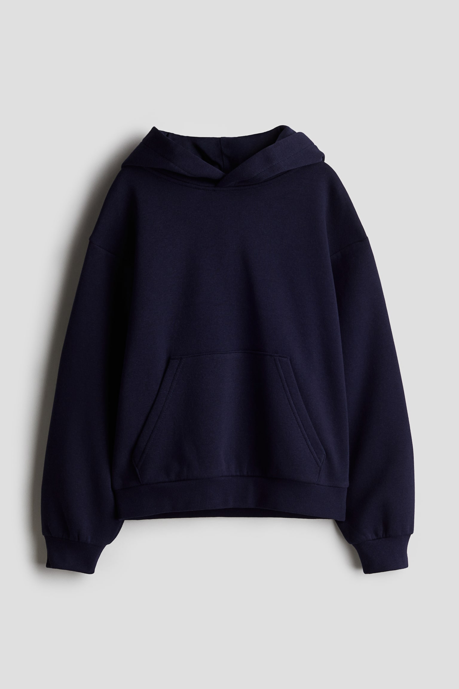 Oversized hoodie - Navy blue/White marl/Light grey marl/Mole/Black - 1