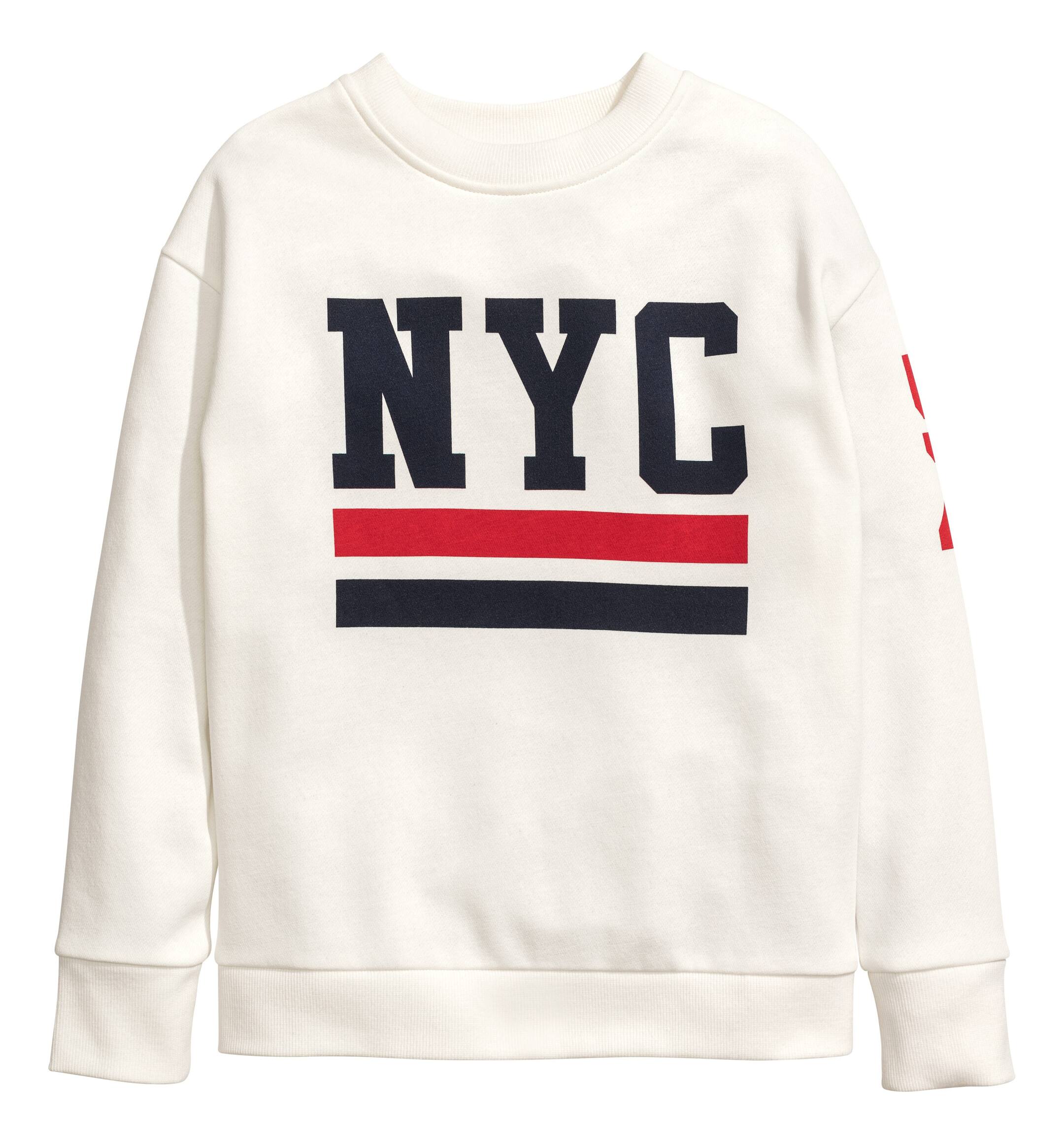 View larger image: Printed sweatshirt - White - Kids | H&M GB 1