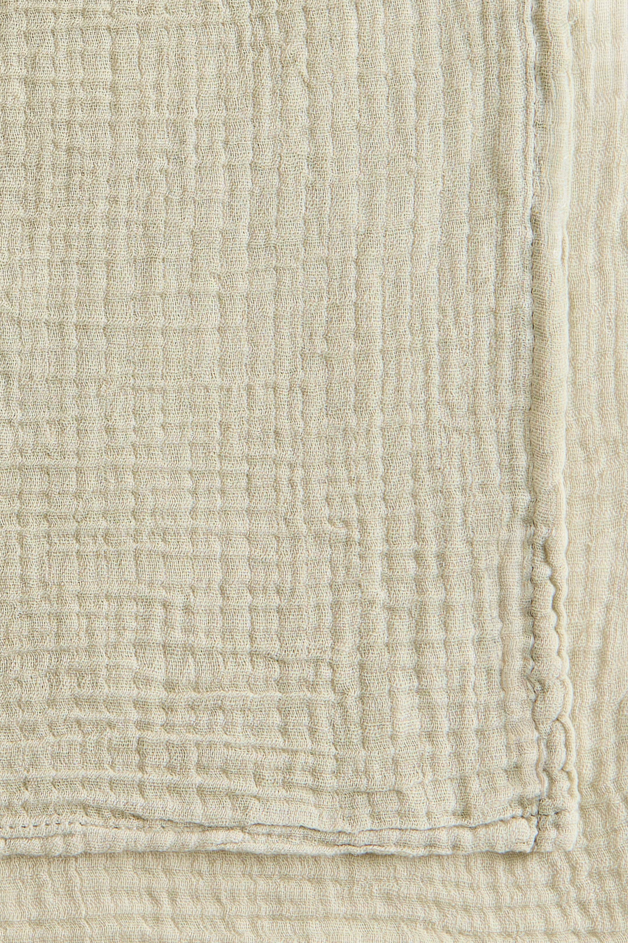 Prikaži veću sliku: Tetra pelena od pamučnog muslina - Žalfija zelena - Home All | H&M RS 3