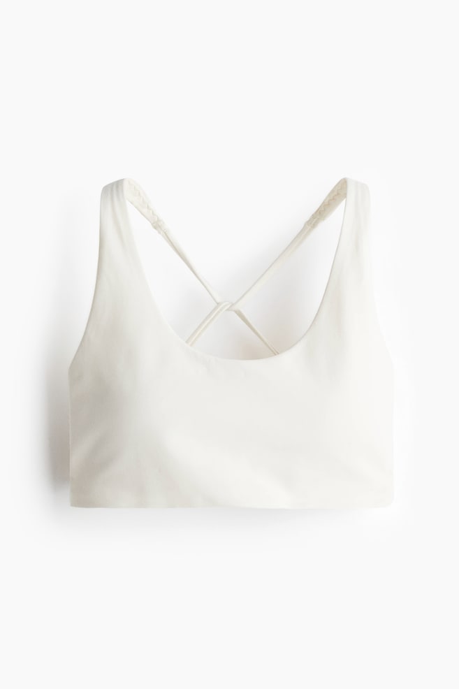 Light Support Sports bra with SoftMove™ - Cream - 1