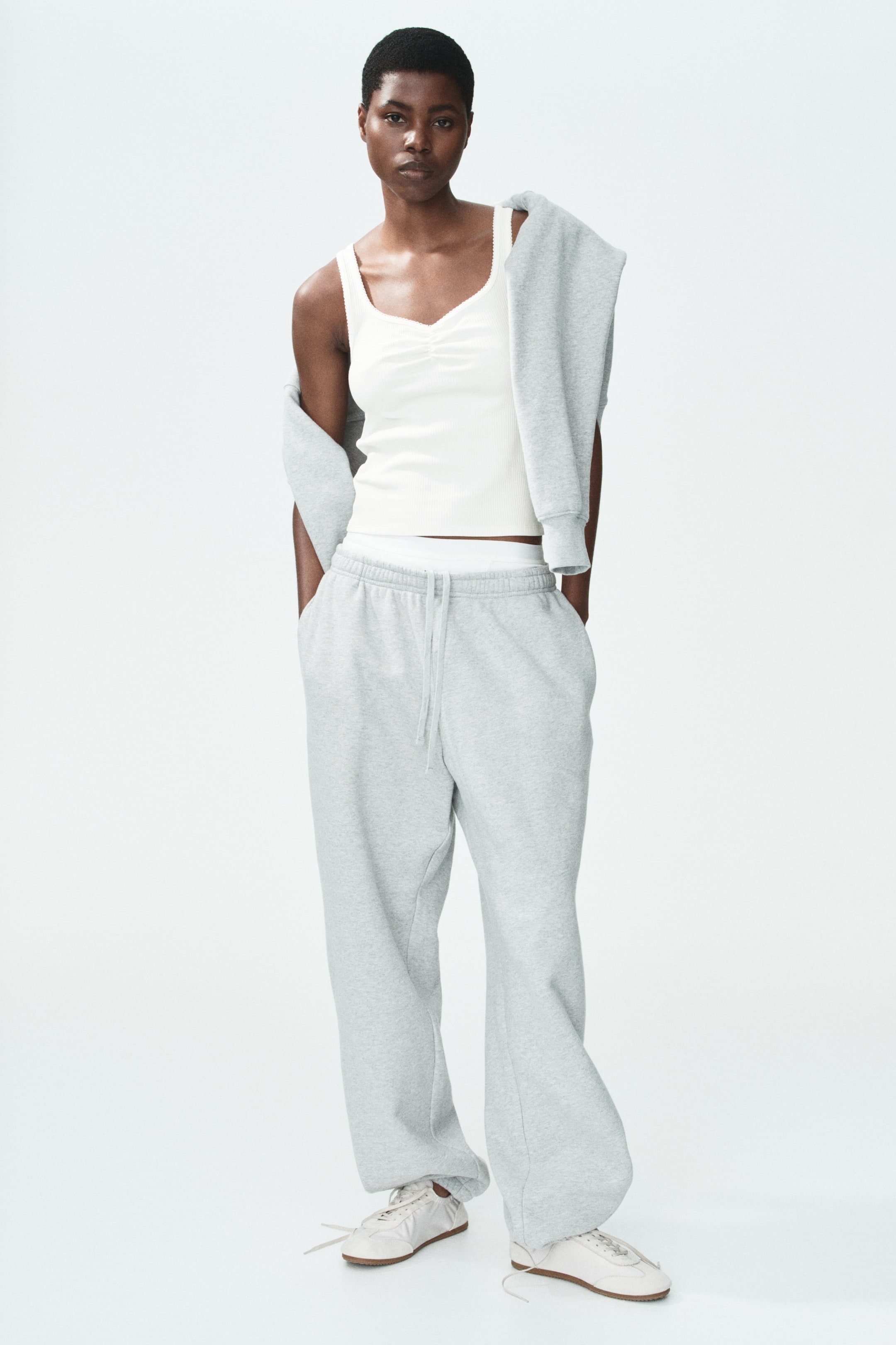 Ribbed Cotton Tank Top