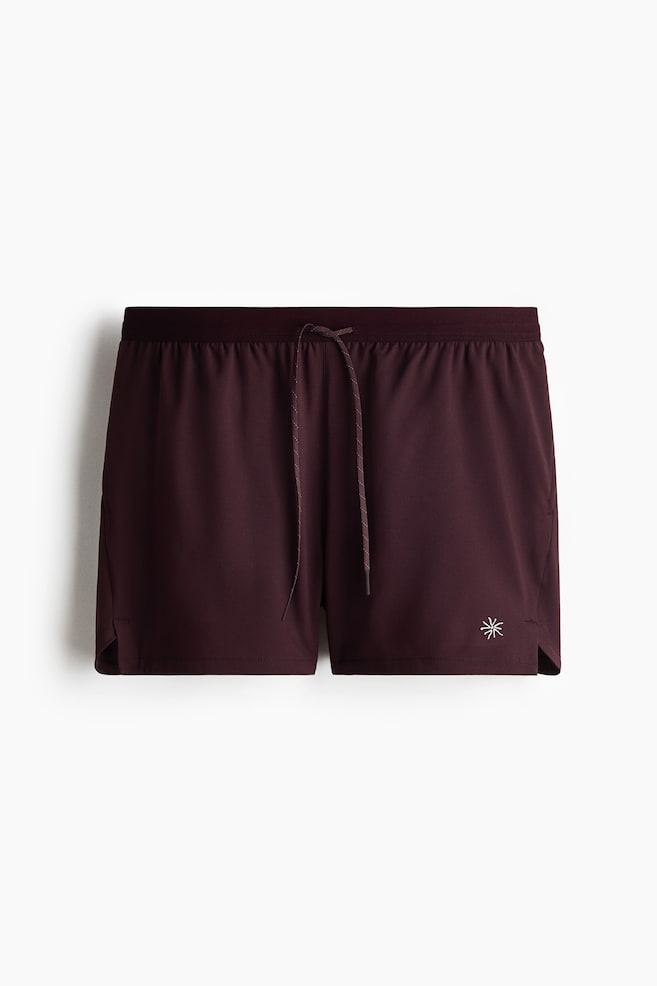 Shorts da running con DryMove™ - Viola prugna scuro/sole/Rosso ruggine/sole - 1