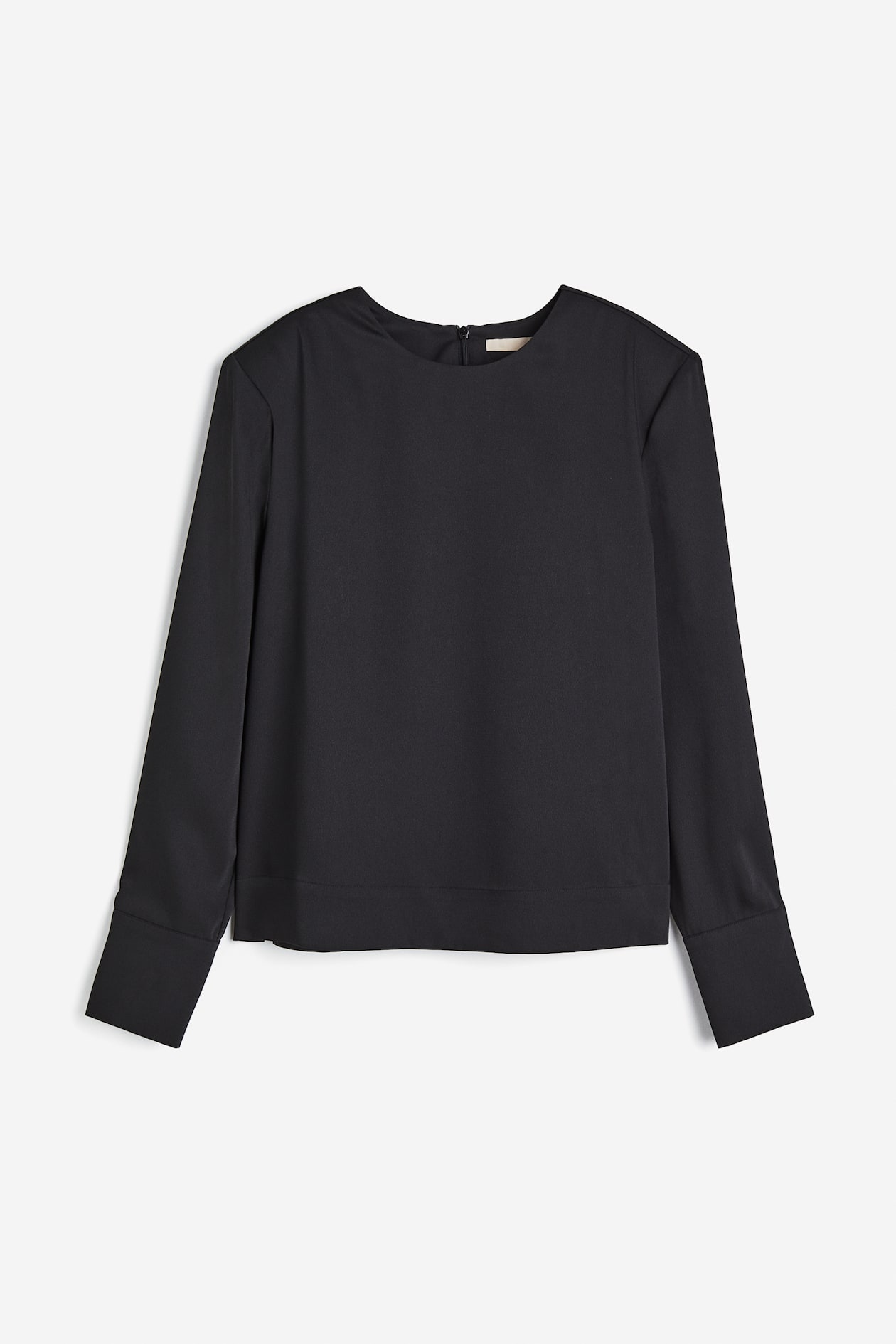 Shoulder-pad blouse Black Ladies H&M IN