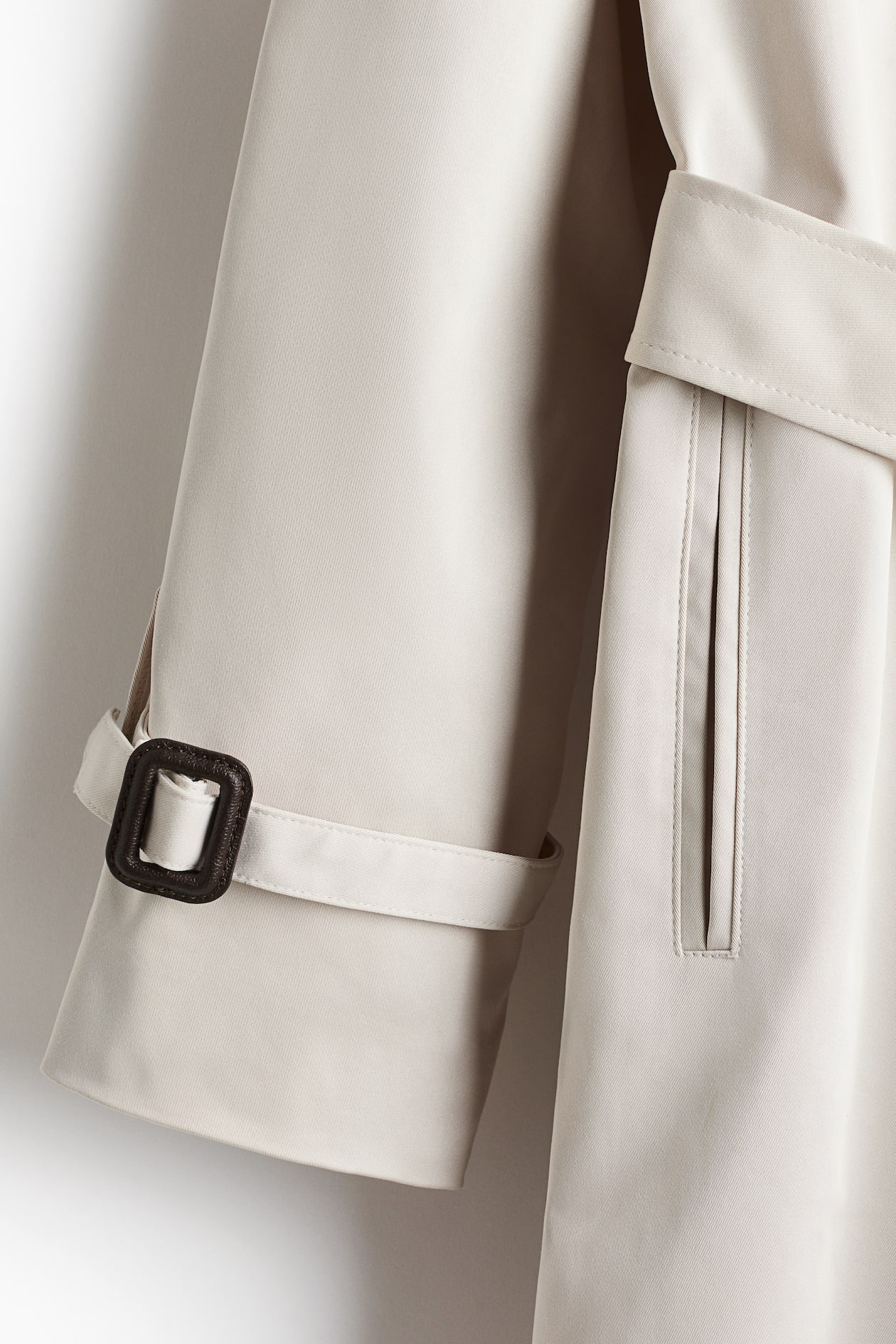 Twill Trench Coat - image 2