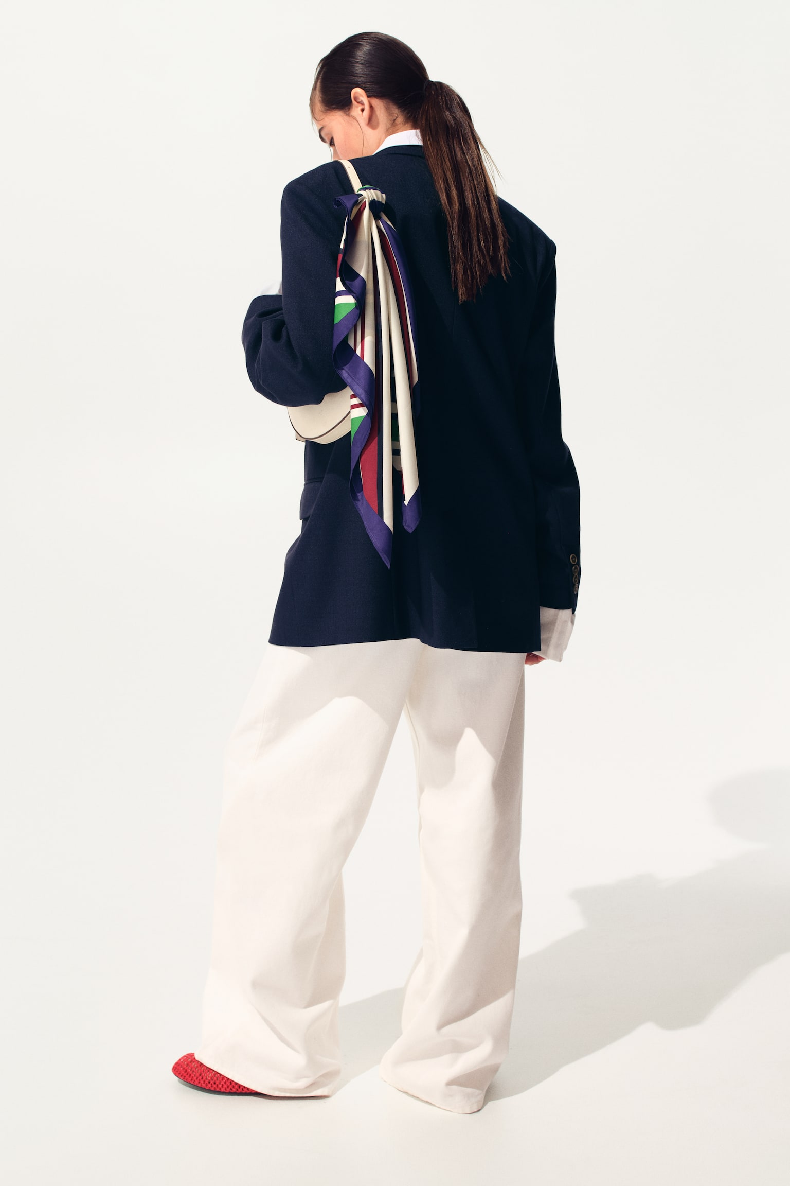 Oversized double-breasted blazer - 3