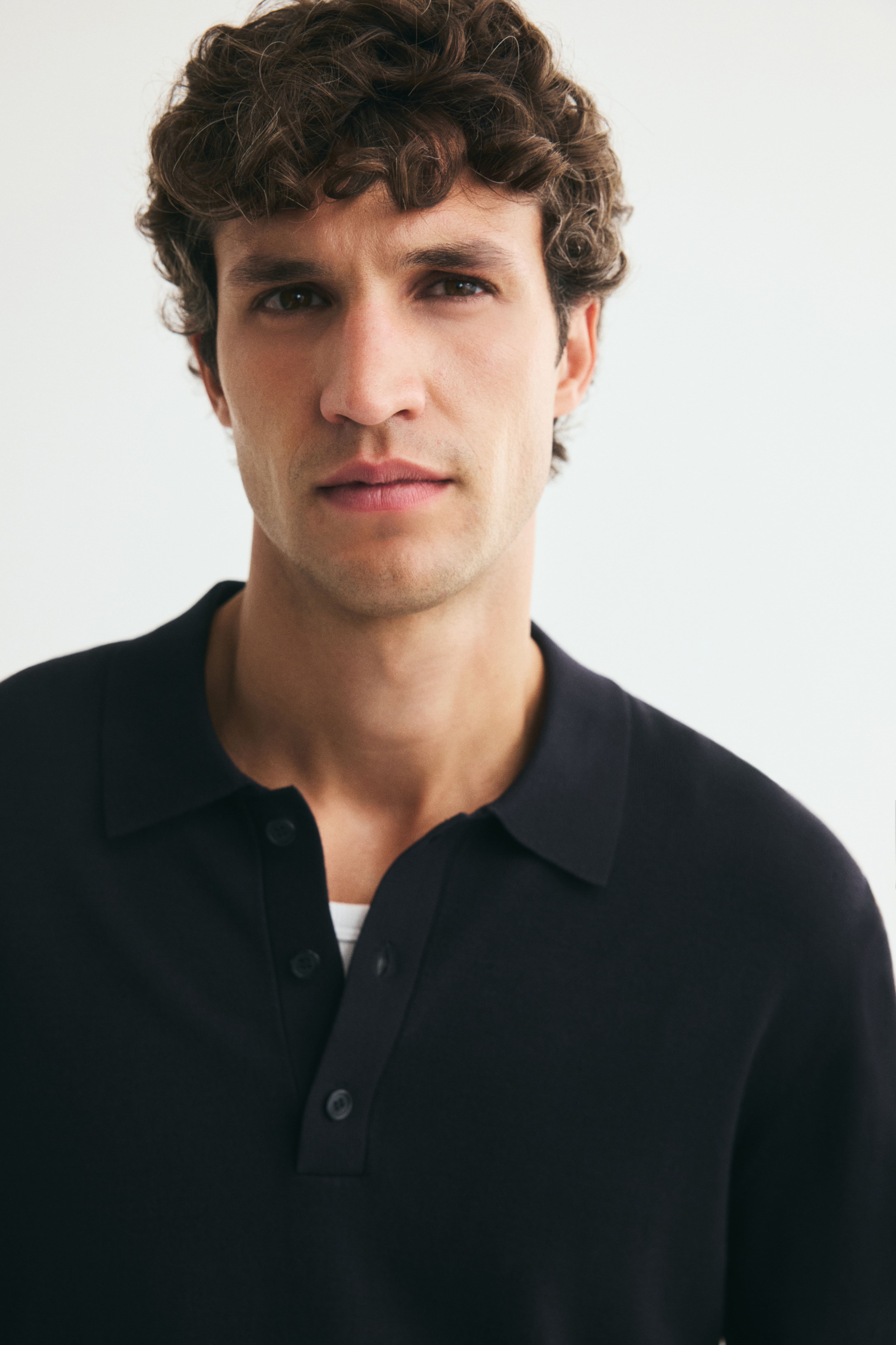 Regular-Fit Knit Polo Shirt