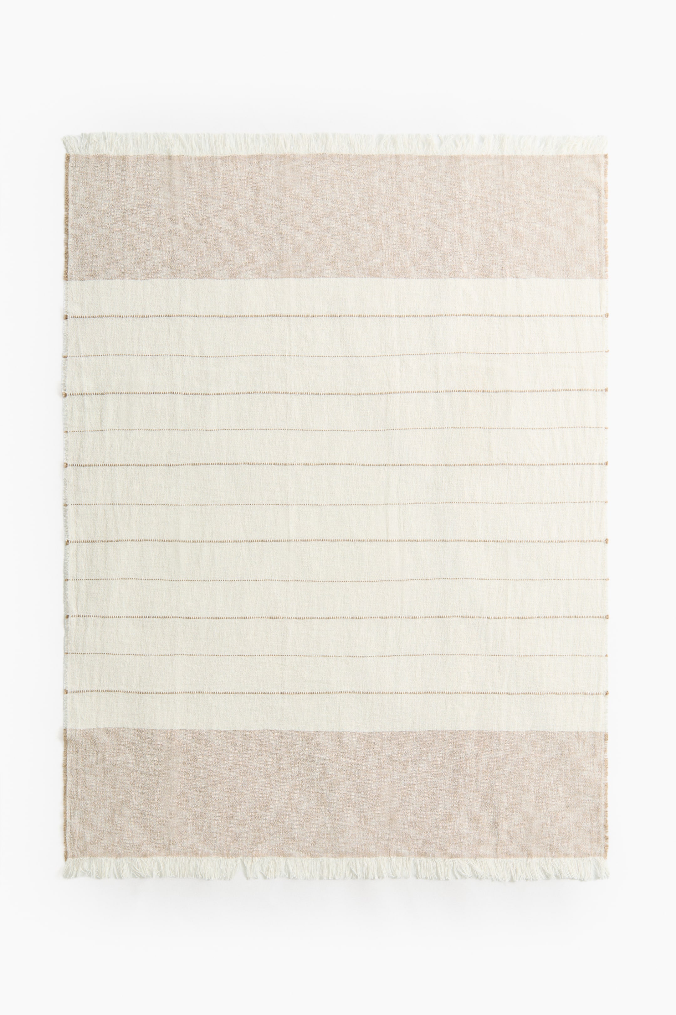 Linen-Blend Throw