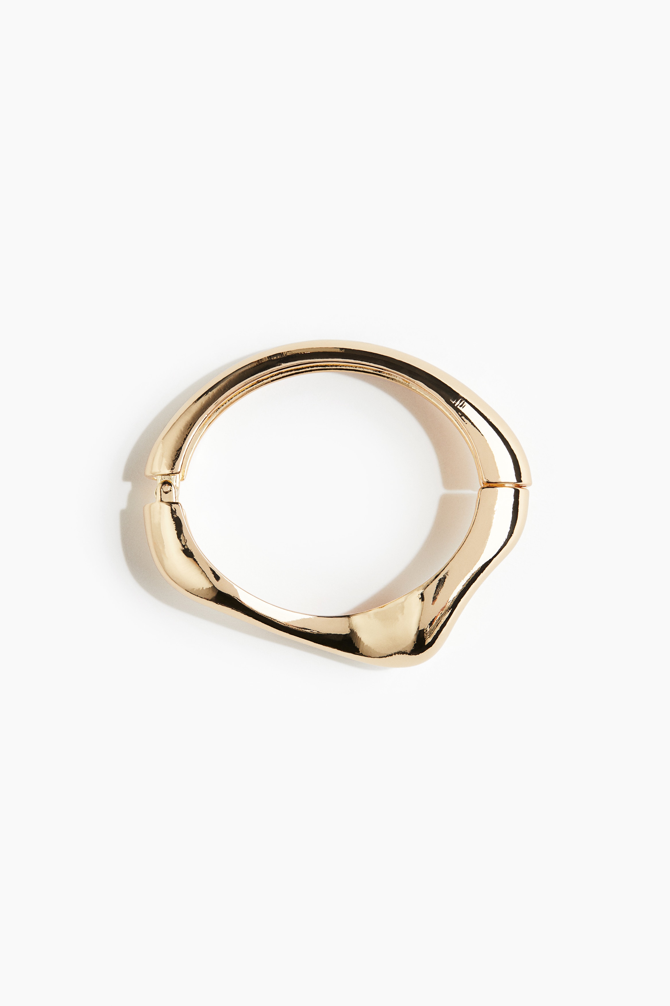 アシンメトリーヒンジバングル - ゴールドカラー - レディース | H&M JP