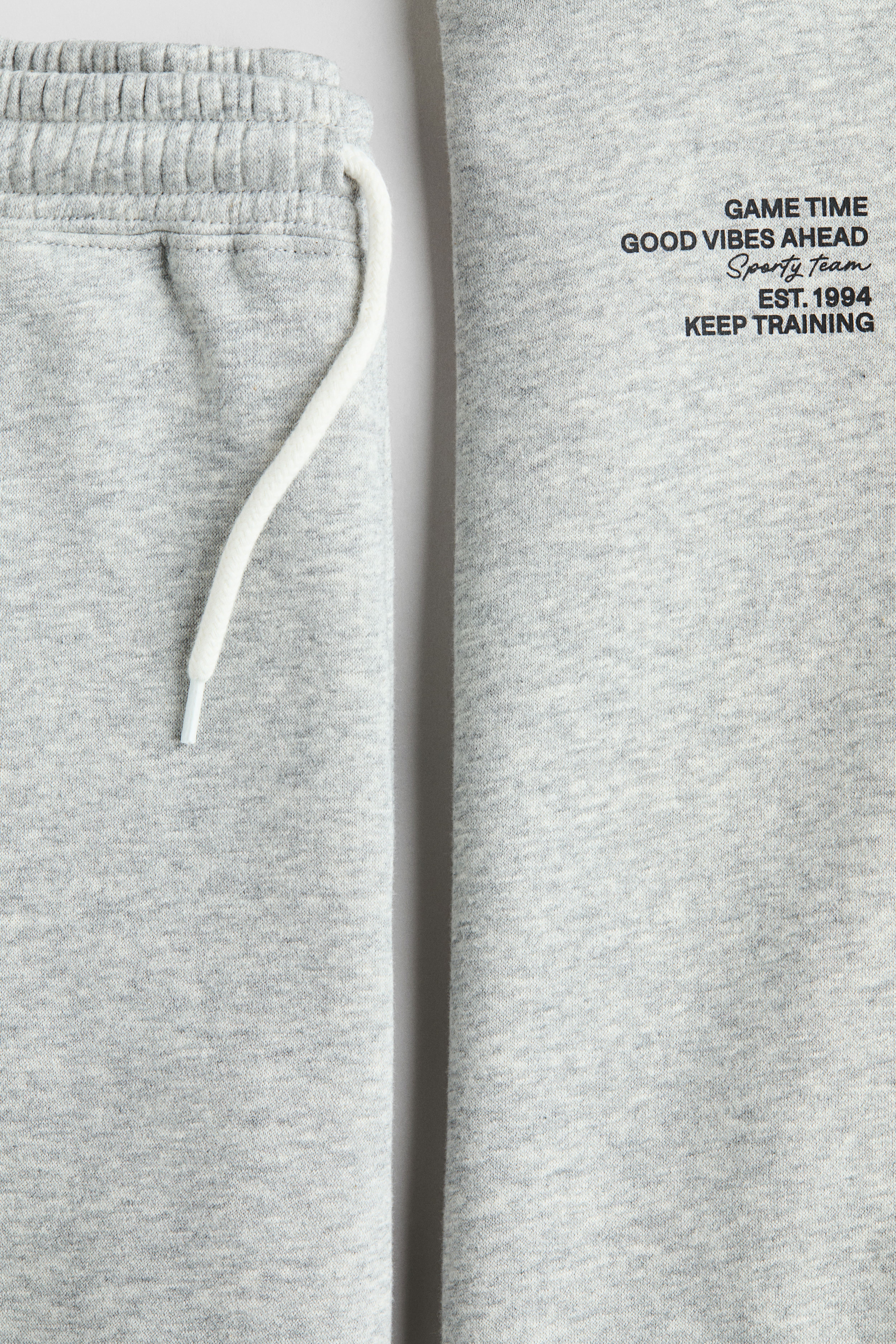2-Piece Sweatsuit with Text Motif