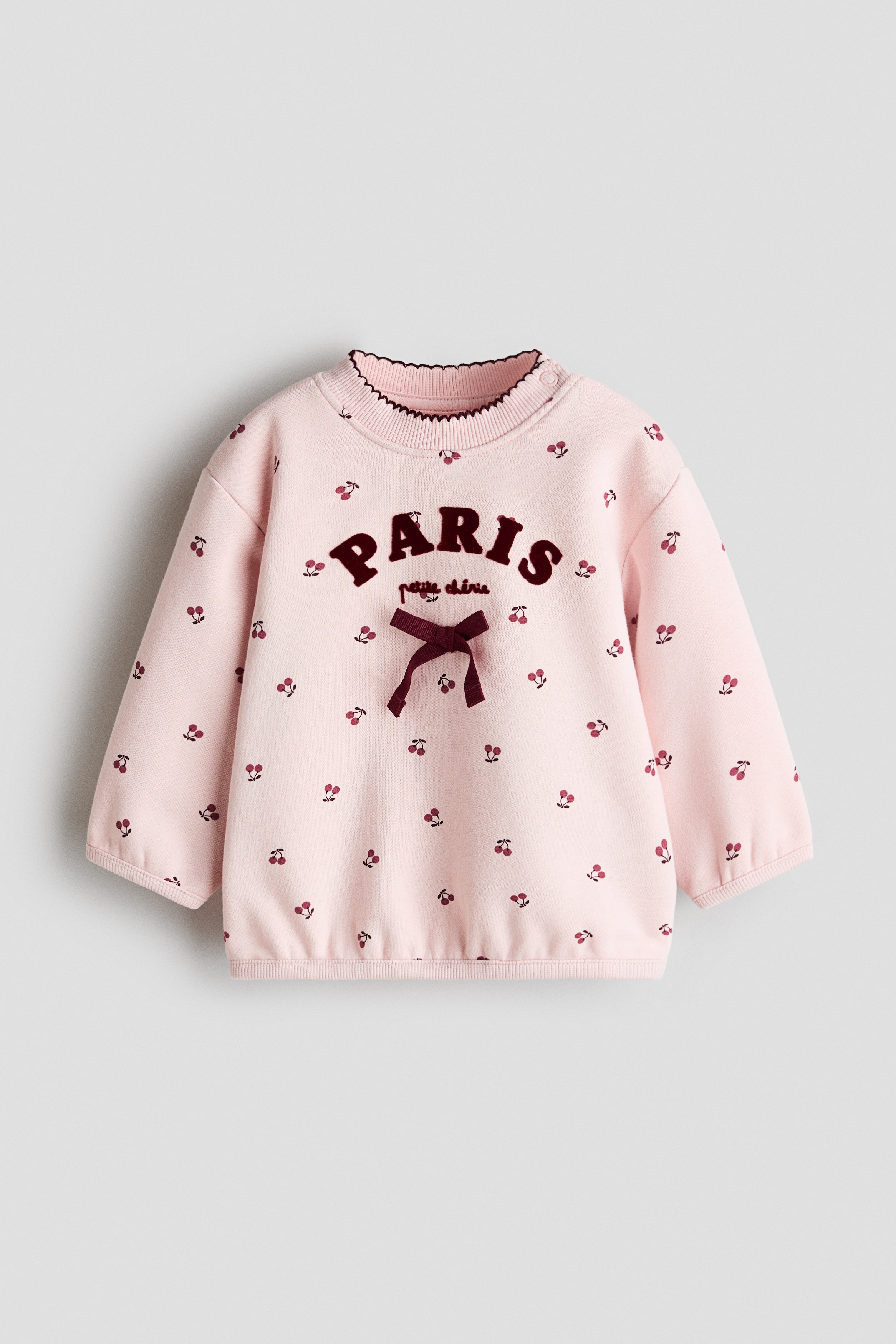 Sweater met motief - Lichtroze/Paris