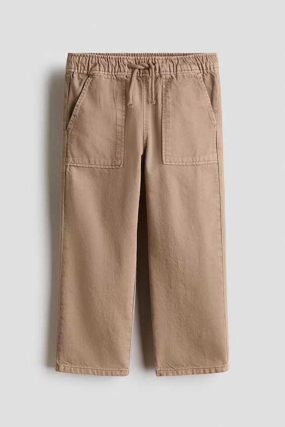 Детские брюки H&M Cotton Twill Joggers