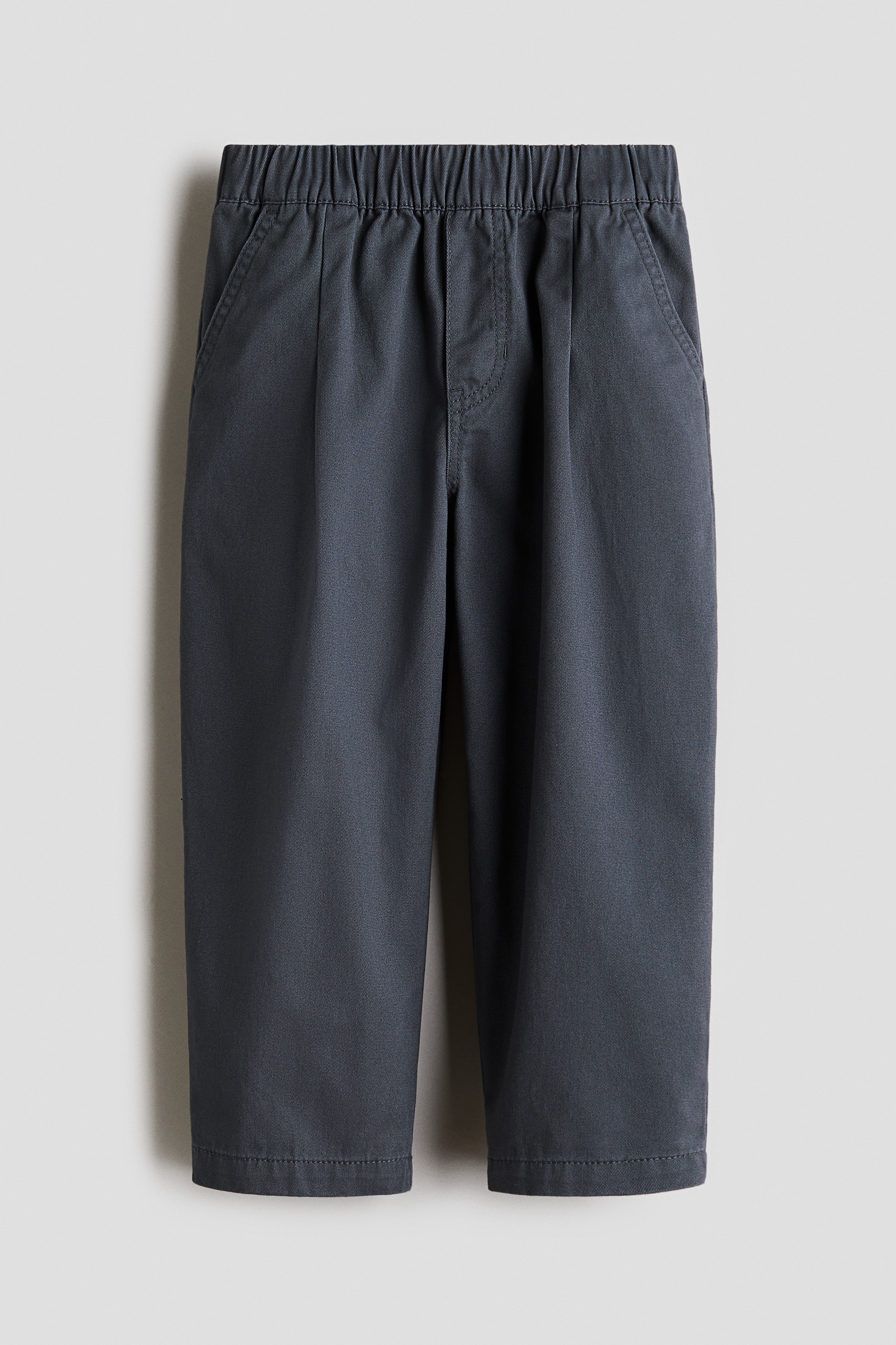 Cotton Twill Joggers - Dark gray/Black/Beige