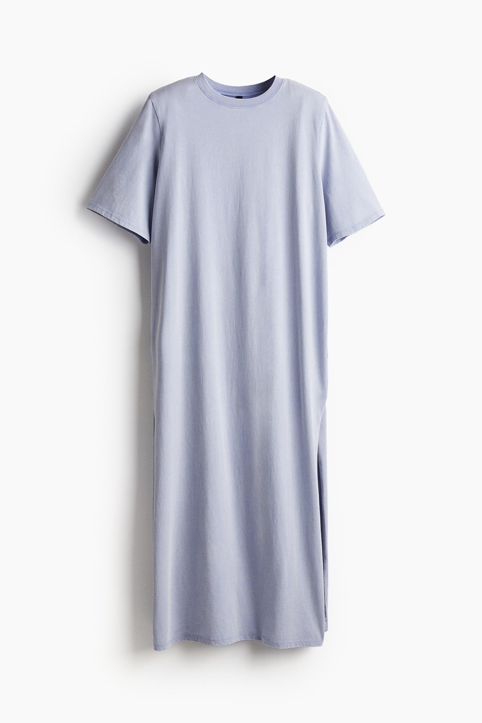 Shoulder Pad Tee Dress - Light blue/Dark grey/Washed/Black - 2