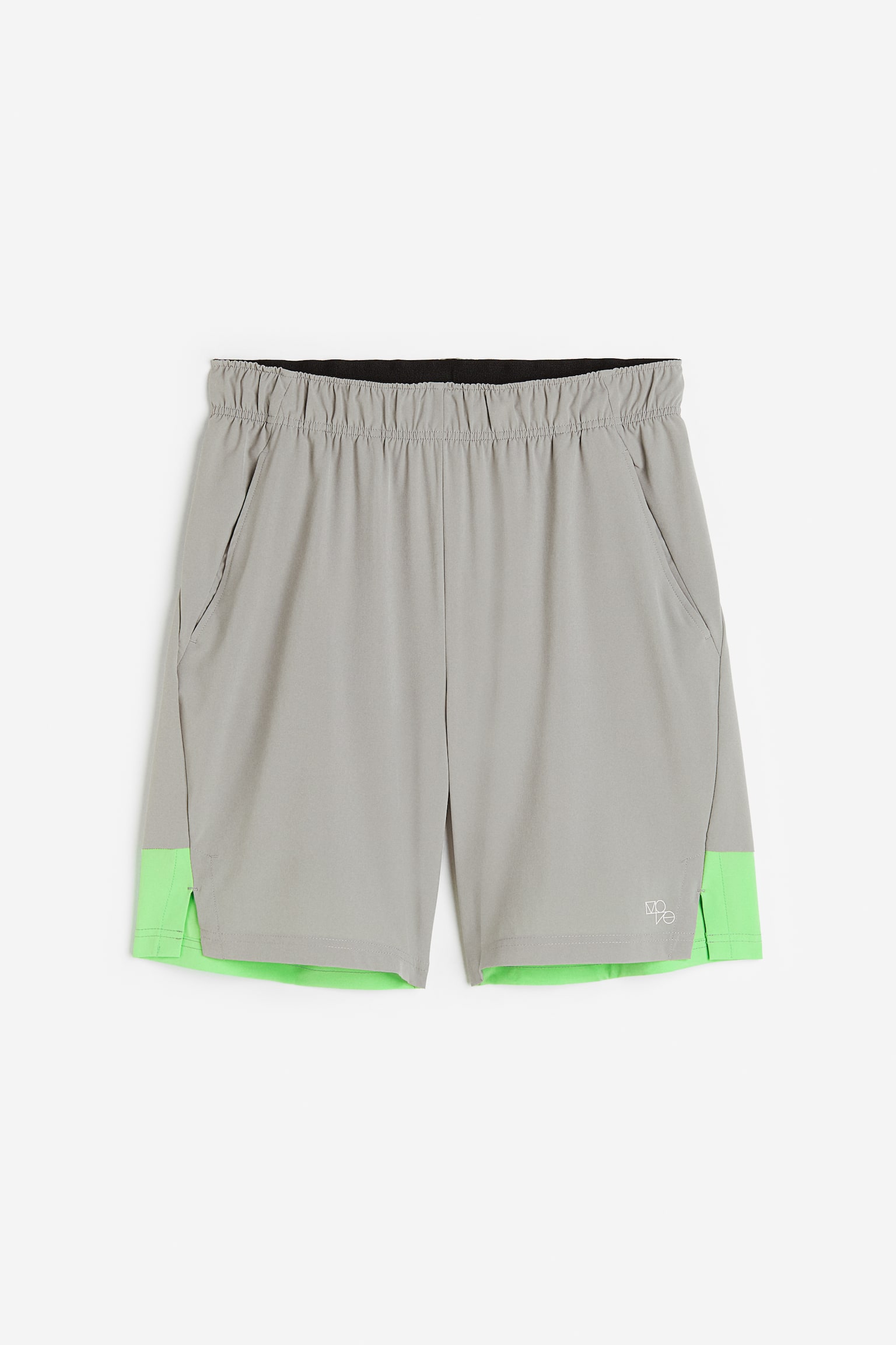 Long Activewear Shorts In DryMove™ - Grey/Light green/Black/Dark blue/Teal/Dark grey - 1