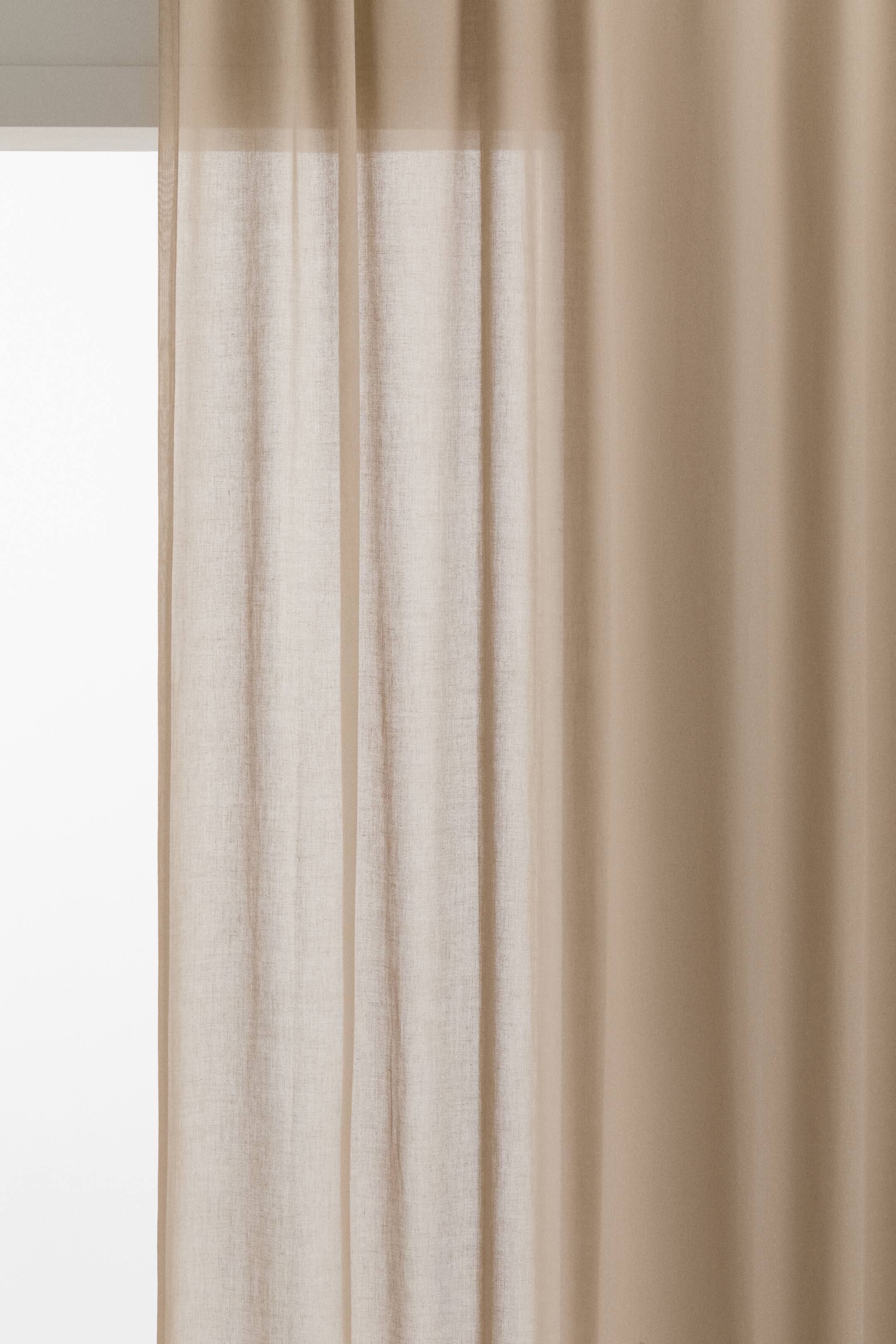 View larger image: 2-pack curtain lengths - Beige - Home All | H&M IN 1