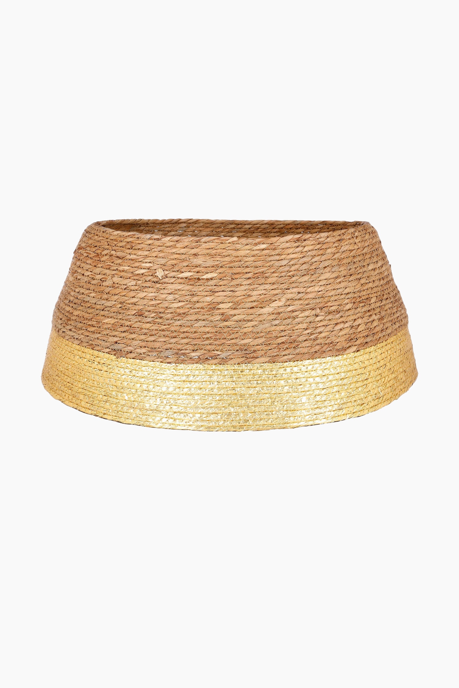 House of Seasons - Seagrass Christmas Tree Collar - Złoto