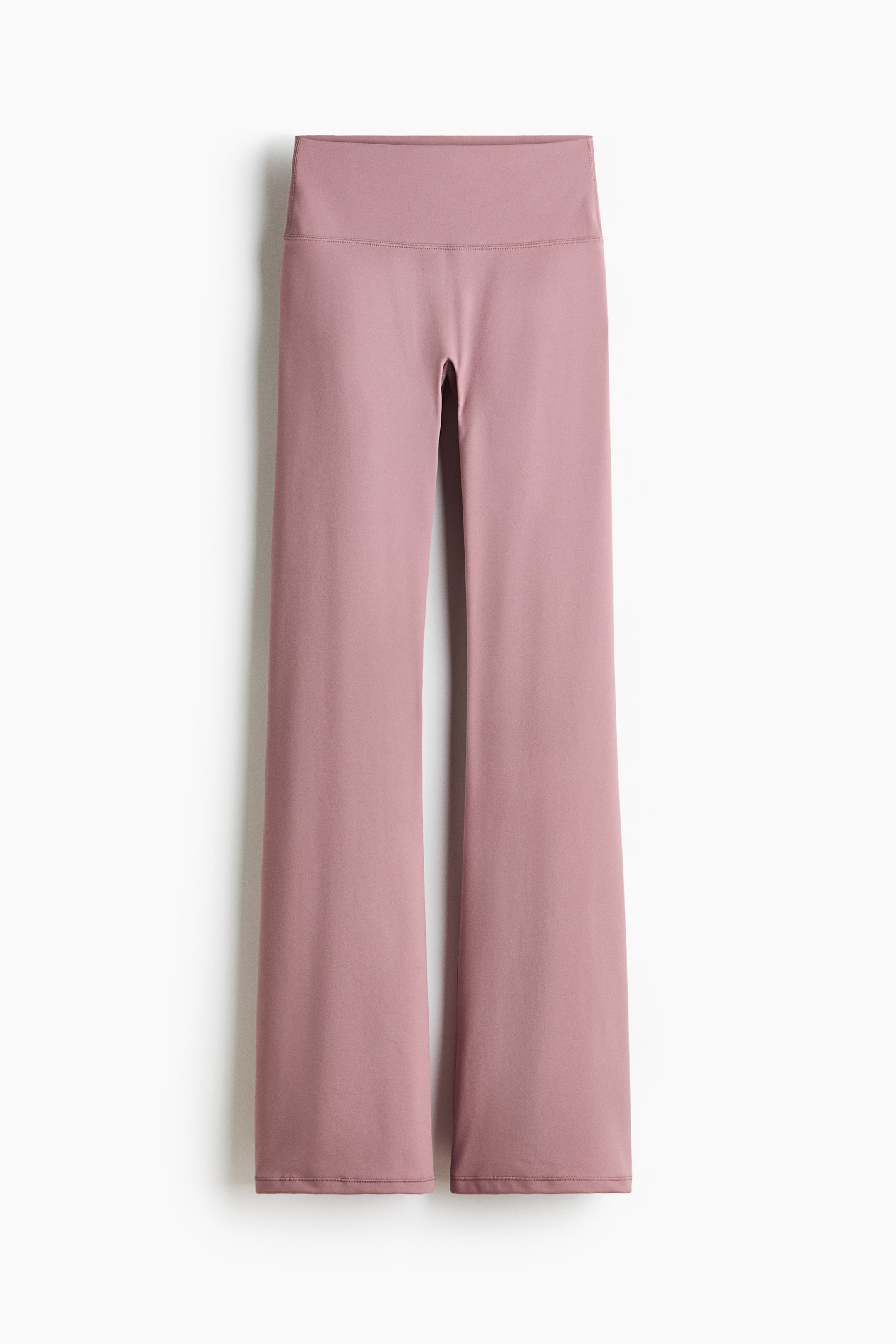 View larger image: Flared Yoga leggings with SoftMove™ - Dusty pink - Ladies | H&M GB 1