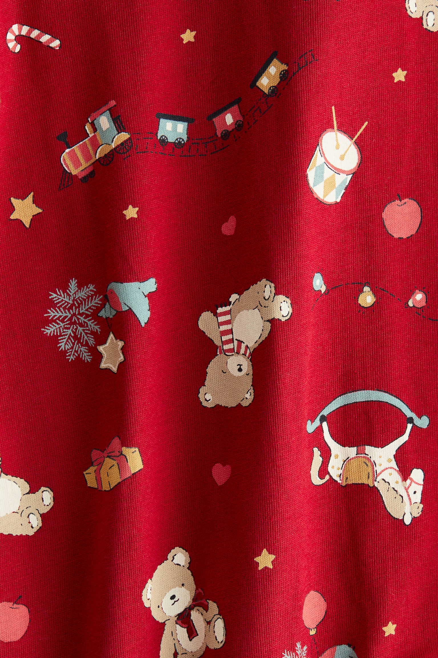 Bộ ngủ hoa văn - Màu đỏ/Giáng sinh - 2