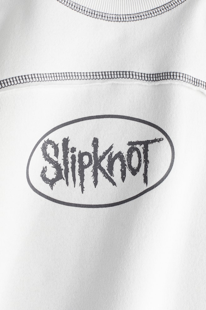 Sweatshirt med trykk - Lys grå/Slipknot/Cream/Kurt Cobain/Mørk grå/Fender/Lys beige/Felix the Cat/dc/dc - 5