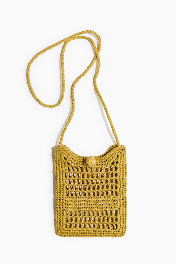 Женские сумки H&M Straw Phone Bag