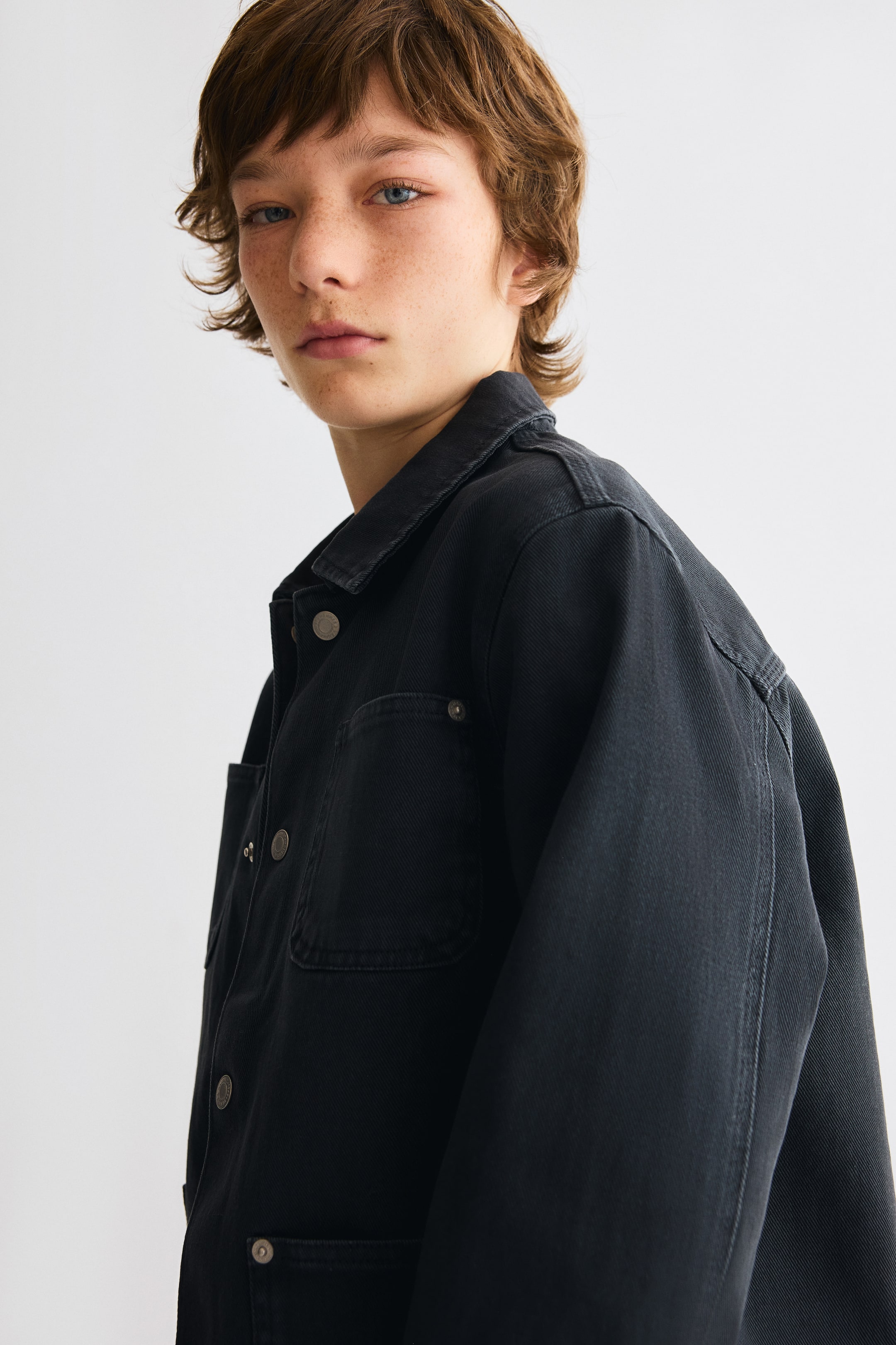 Cotton Twill Cargo Jacket