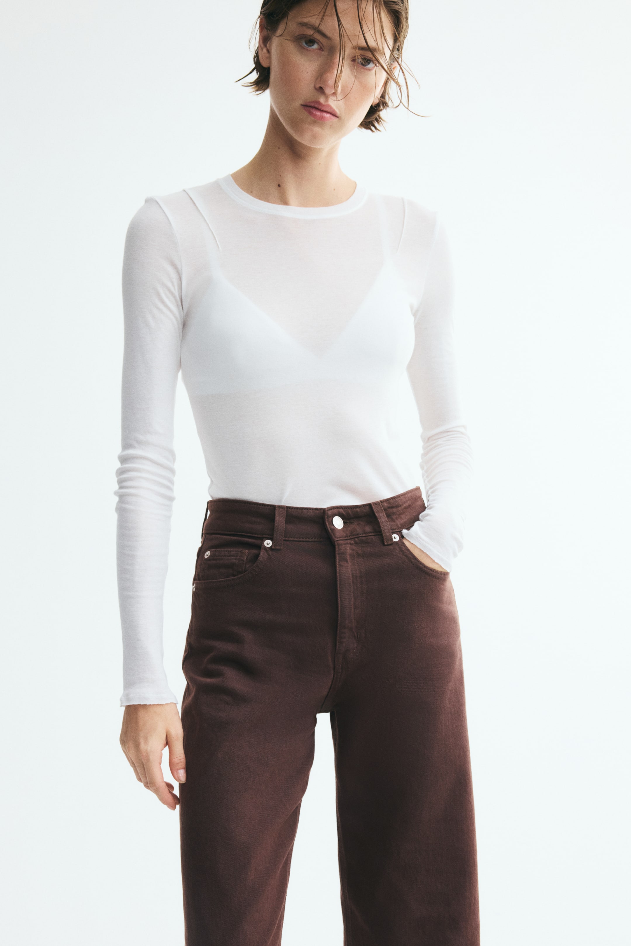 Wide High Waist Jeans