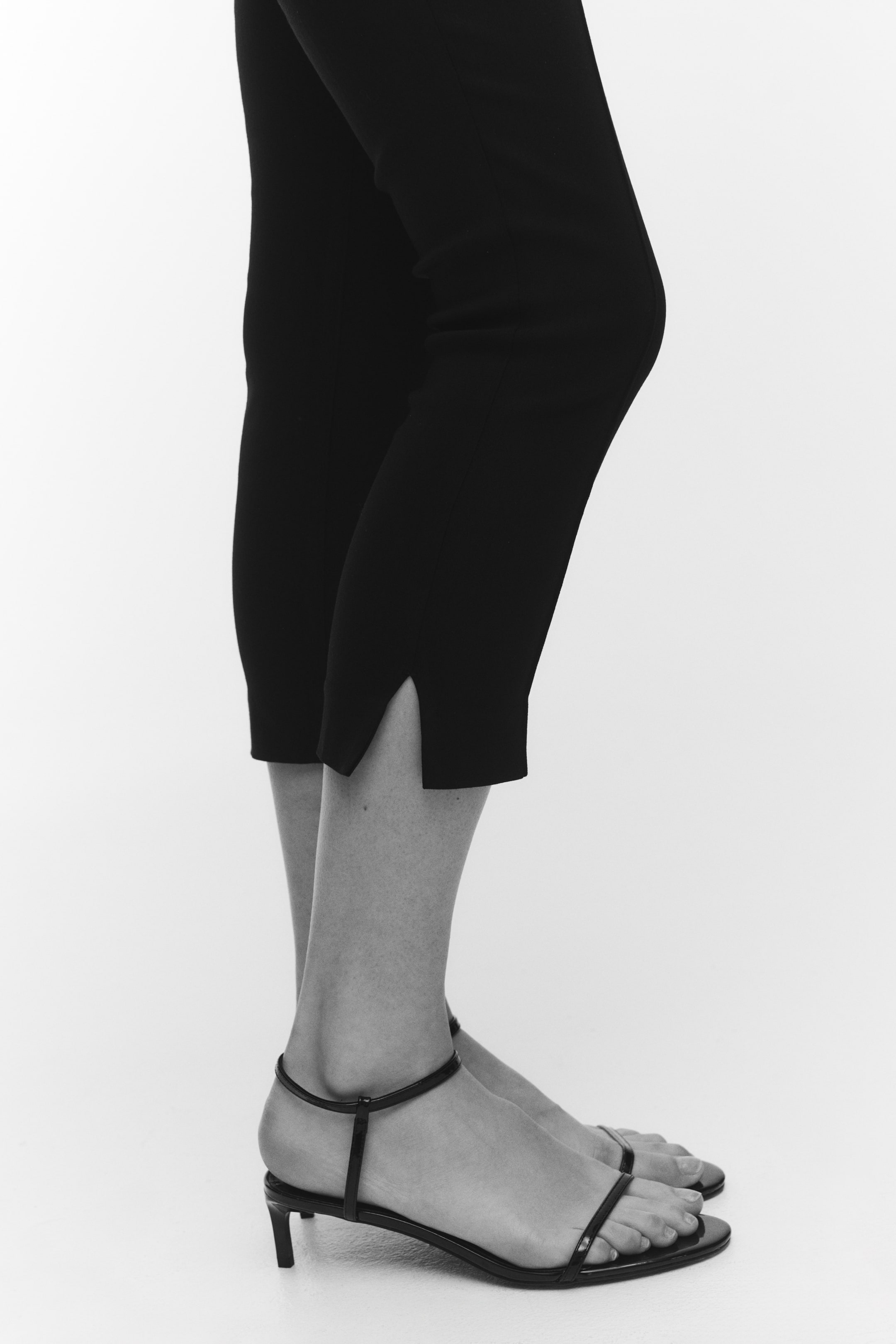 Creased Capri Pants