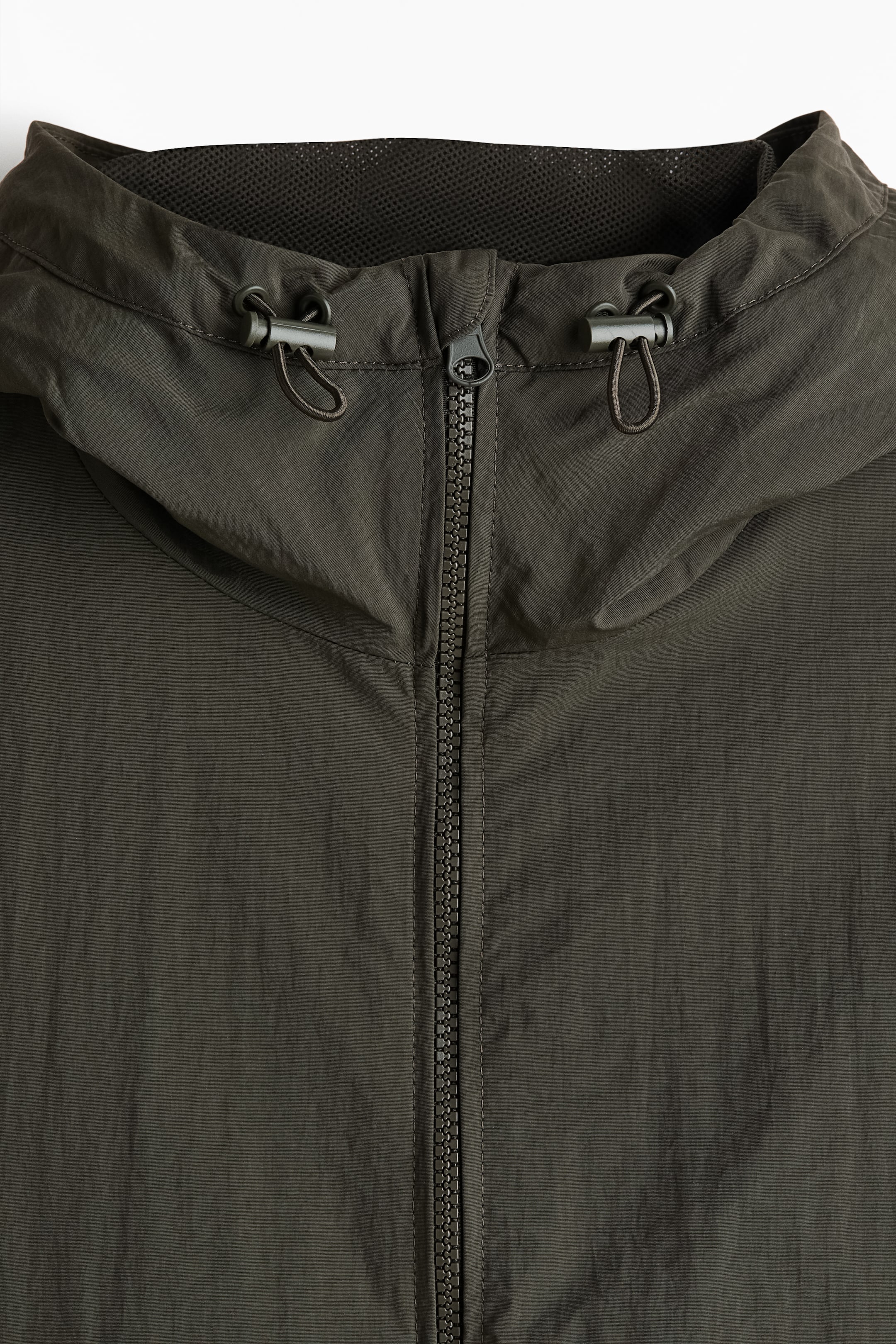 Water-Repellent Nylon Windbreaker