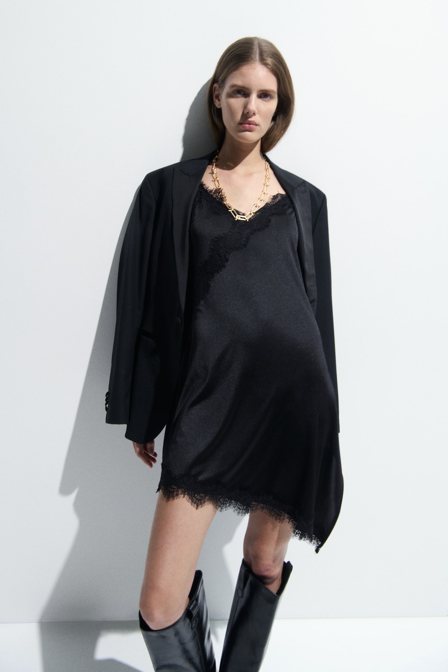 Chain necklace - Gold-coloured - 3