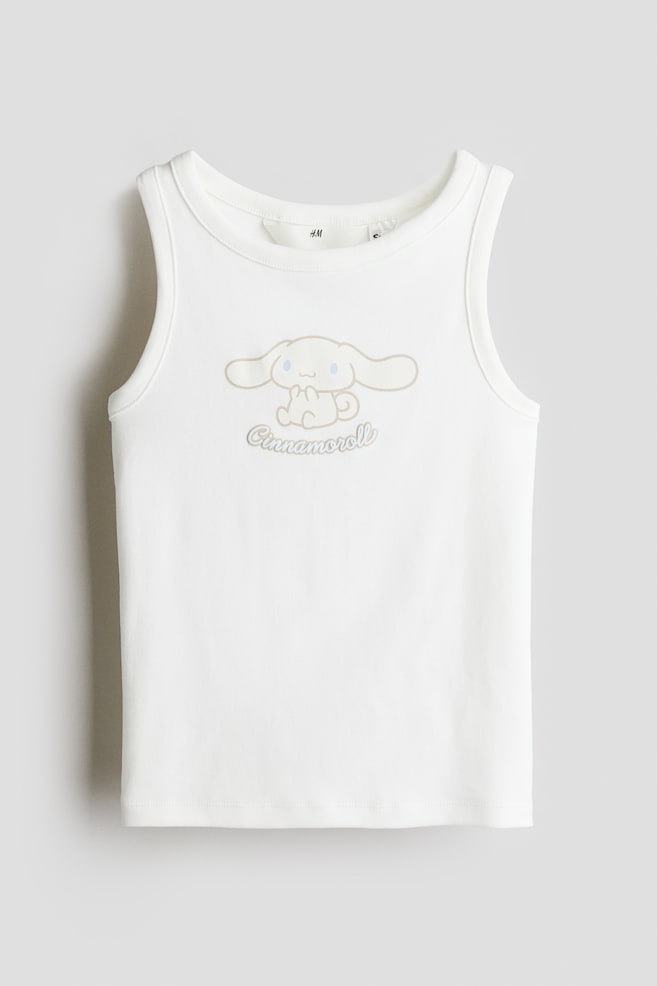 Débardeur imprimé - Blanc/Cinnamoroll/Blanc/My Melody/Rose clair/My Melody/Bleu clair/Lilo et Stitch/Bleu clair/Lilo et Stitch - 1