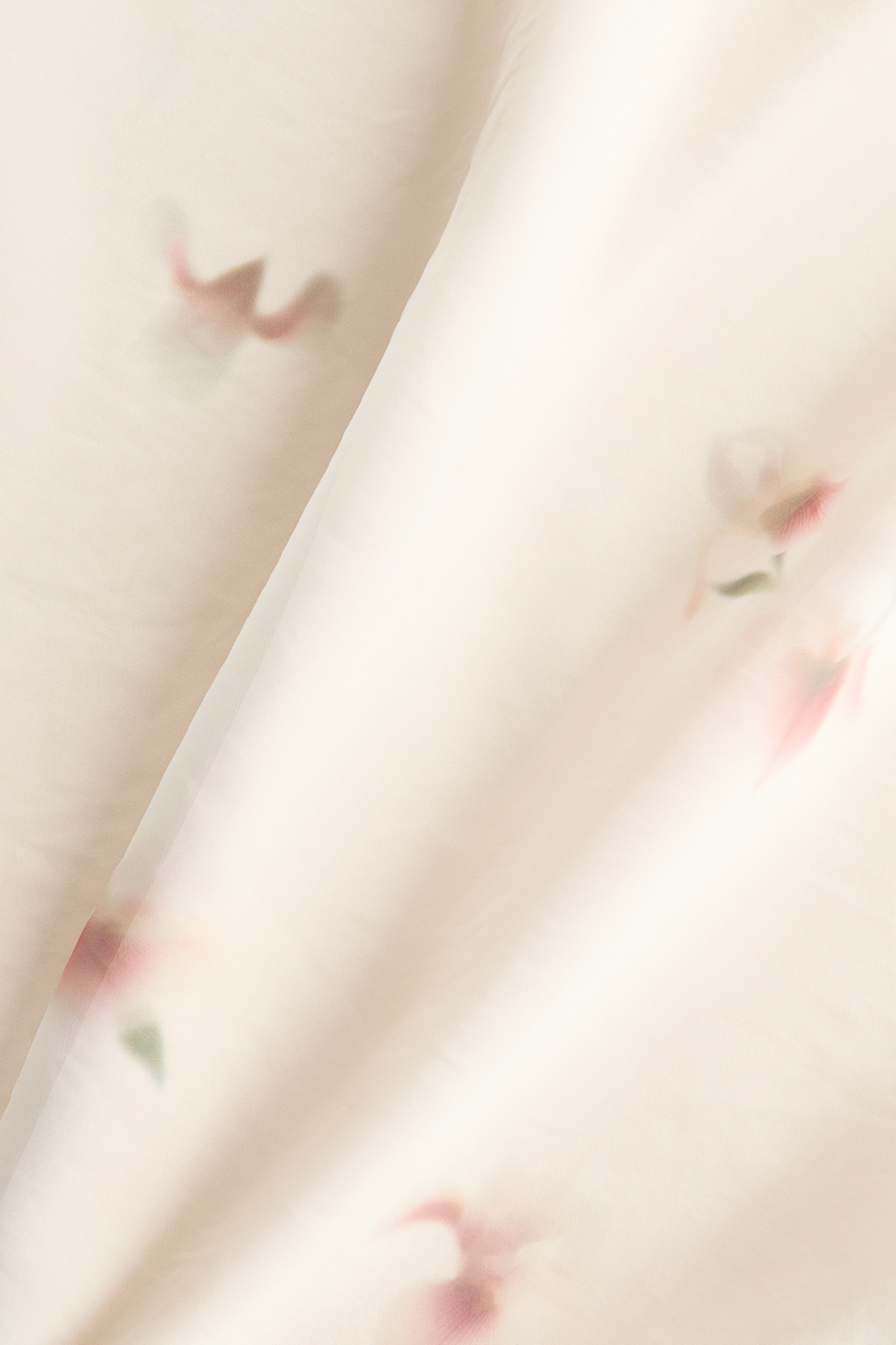 Layered strappy dress - Cream/Floral - 4