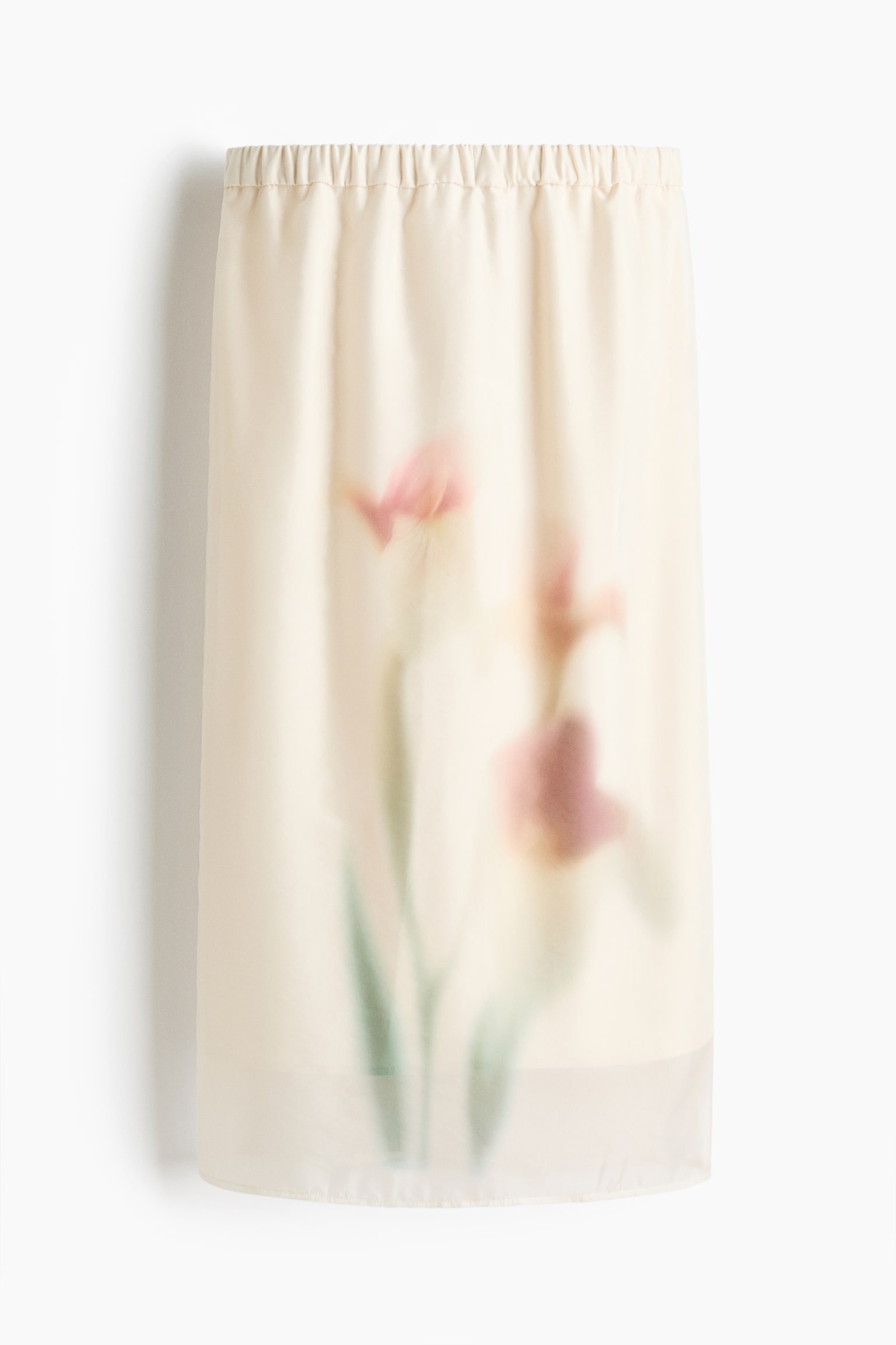 미디 스커트 - 크림 - 1