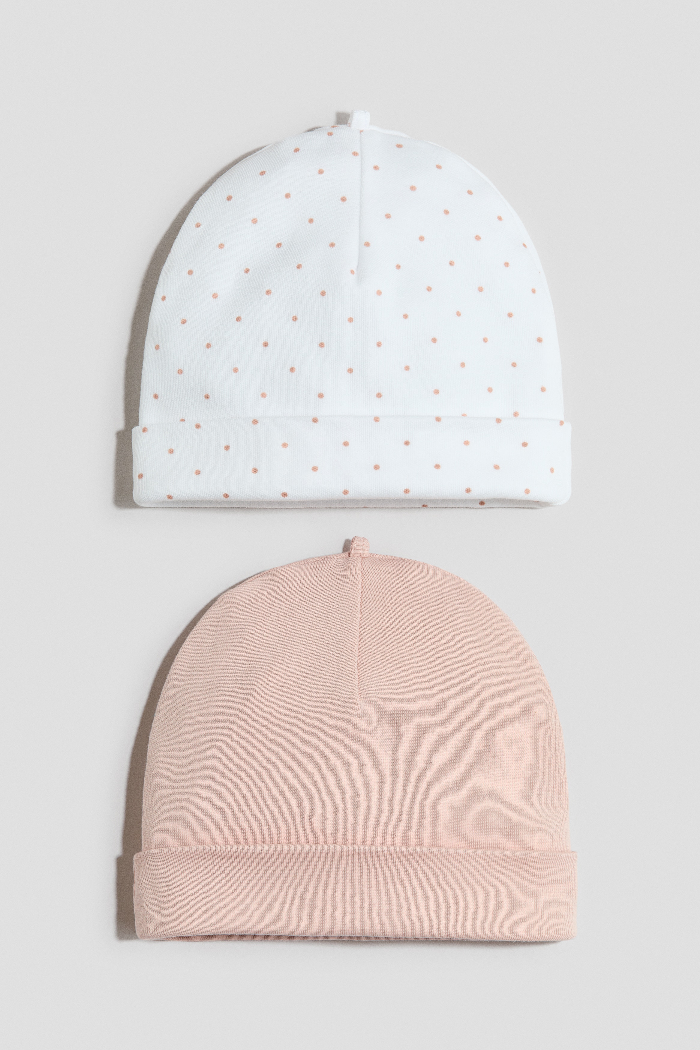 H & M - コットンビーニー 2個セット - オレンジ