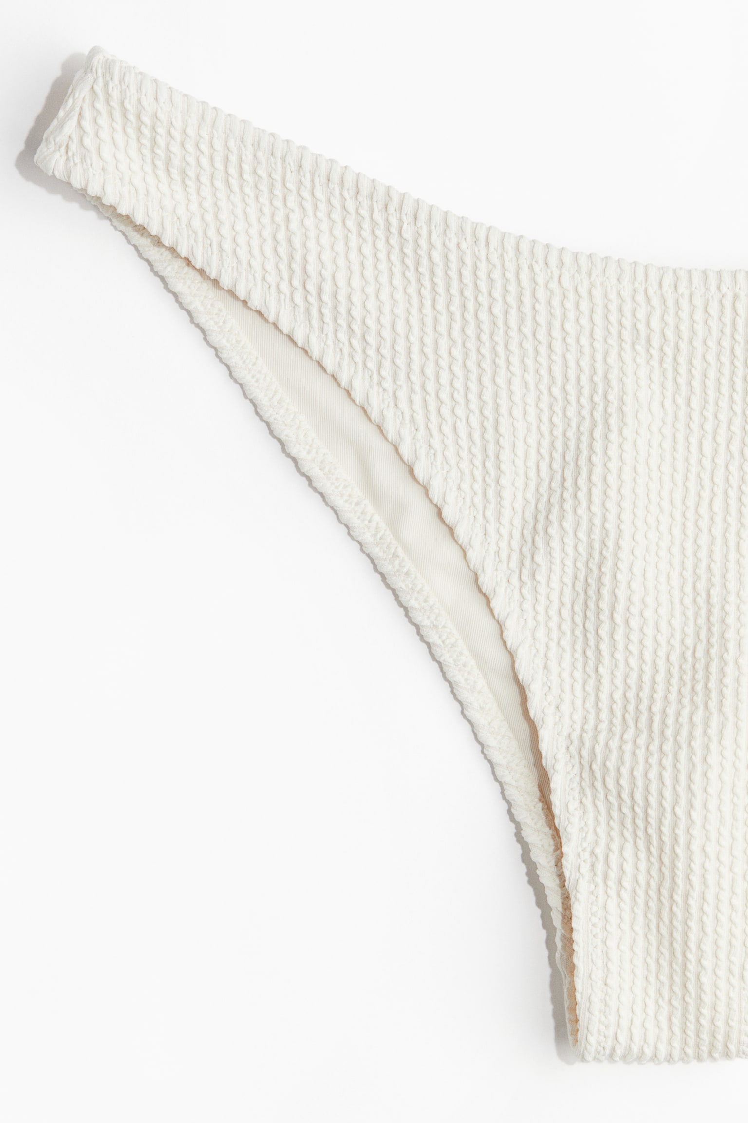 Quần bikini kiểu Brazil - Màu trắng/Màu xanh lá - 4