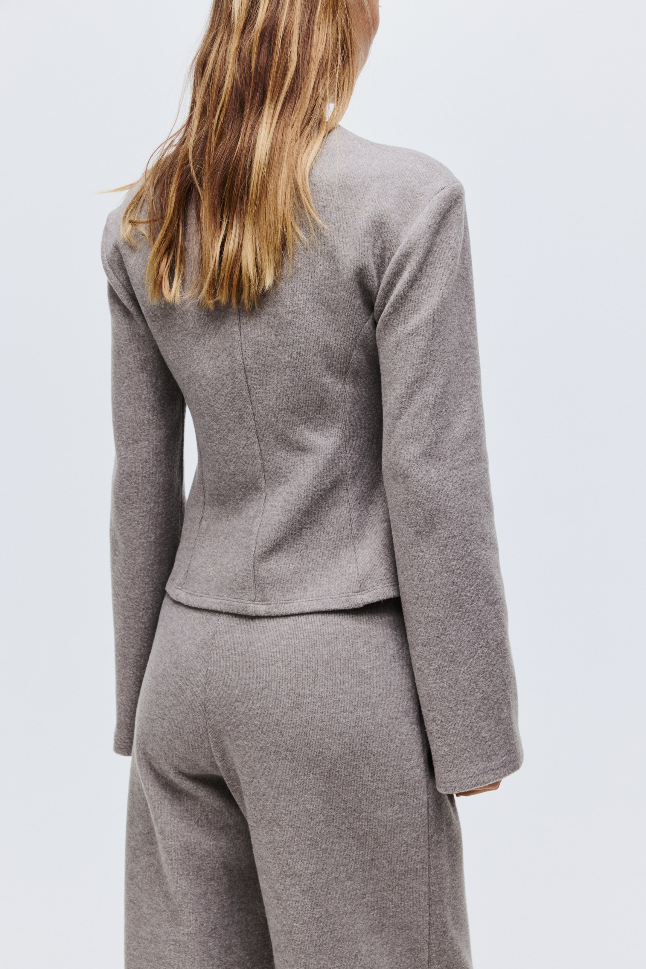 Grösseres Bild ansehen: Feinstrickhose - Greigemeliert - DAMEN | H&M CH 3