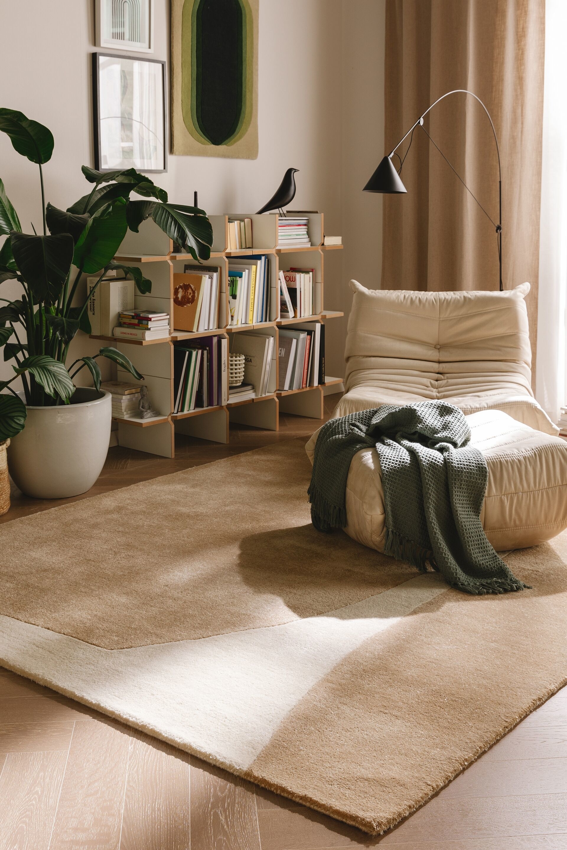 Matto Smilla - Beige/Grün