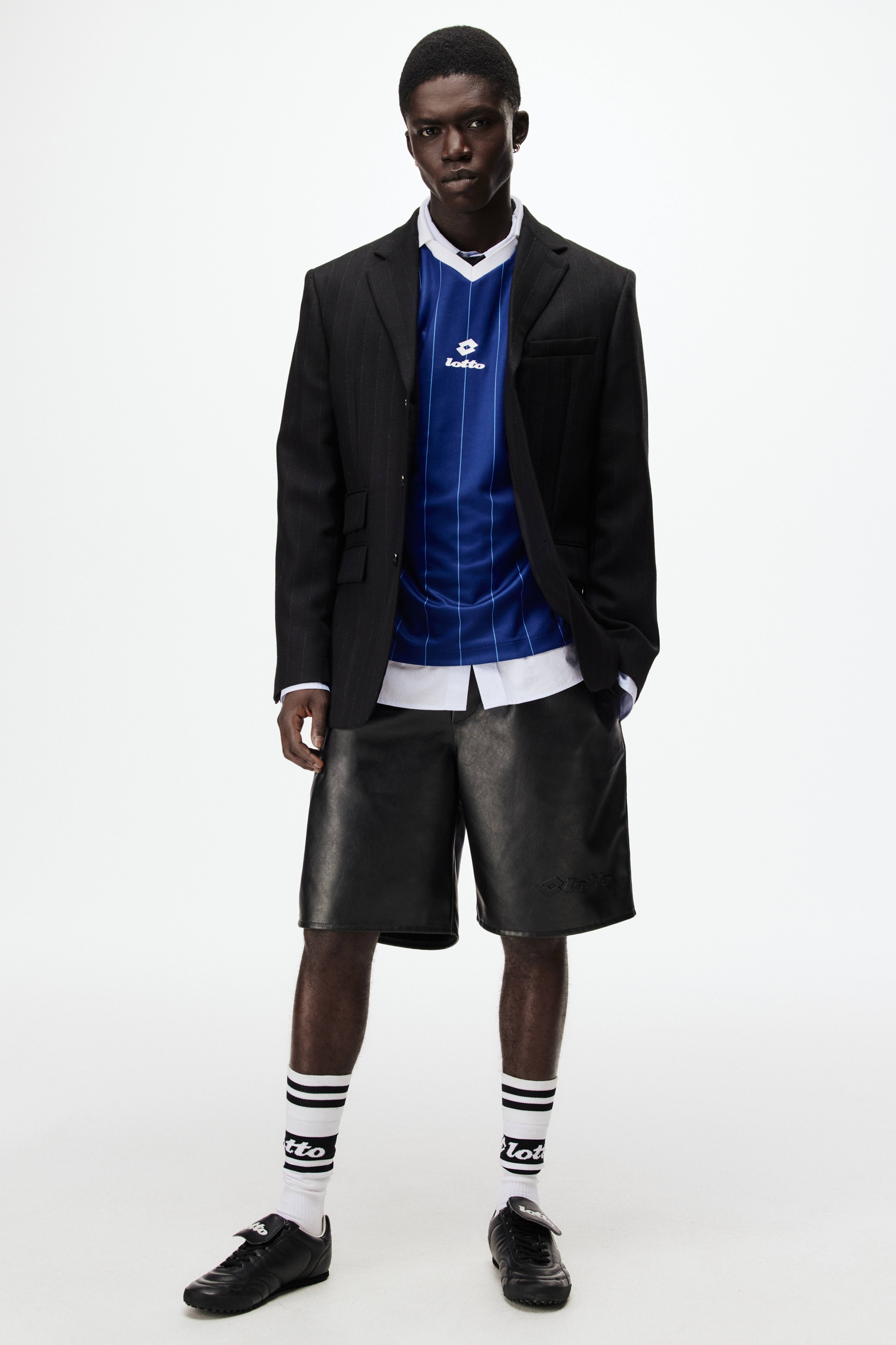 Relaxed-Fit Coated Shorts