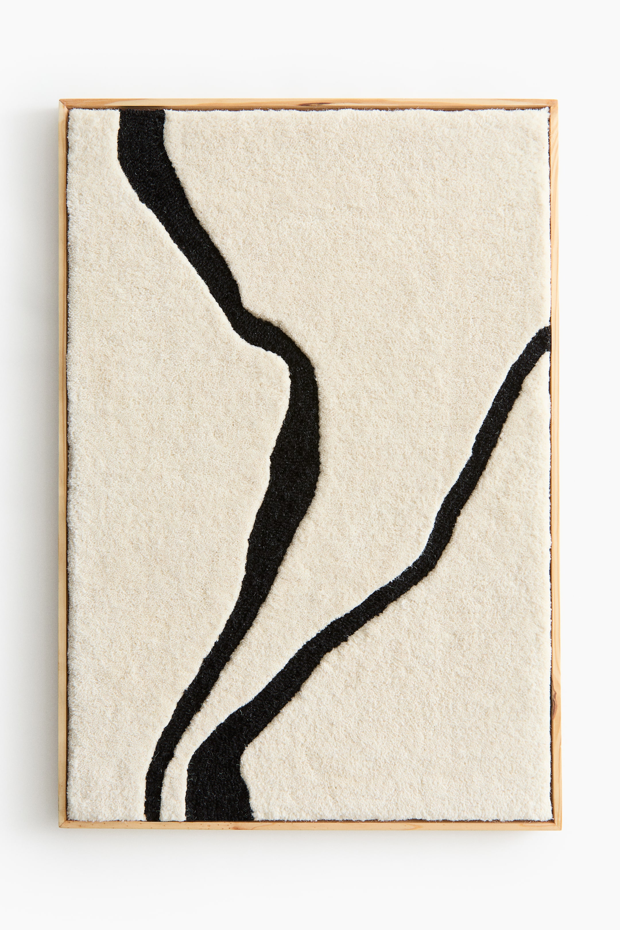 View larger image: Large tufted wool wall art - Light beige/Black - Home All | H&M GB 1