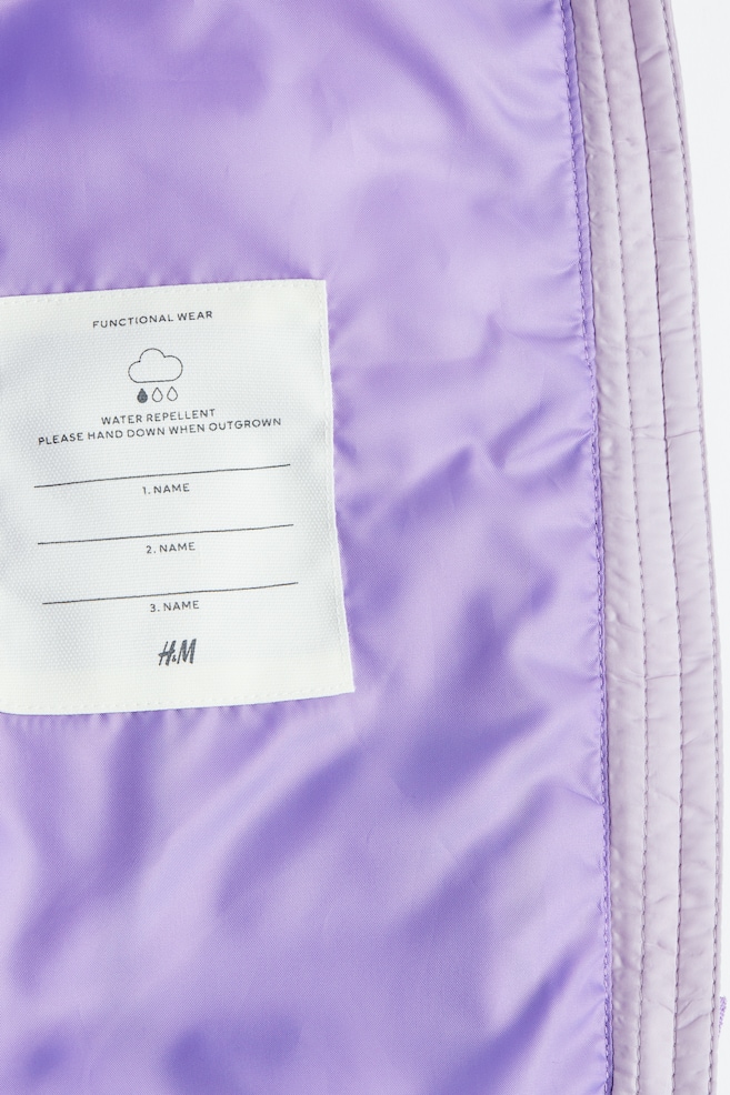 Water-repellent jacket - Light purple/Terracotta - 5