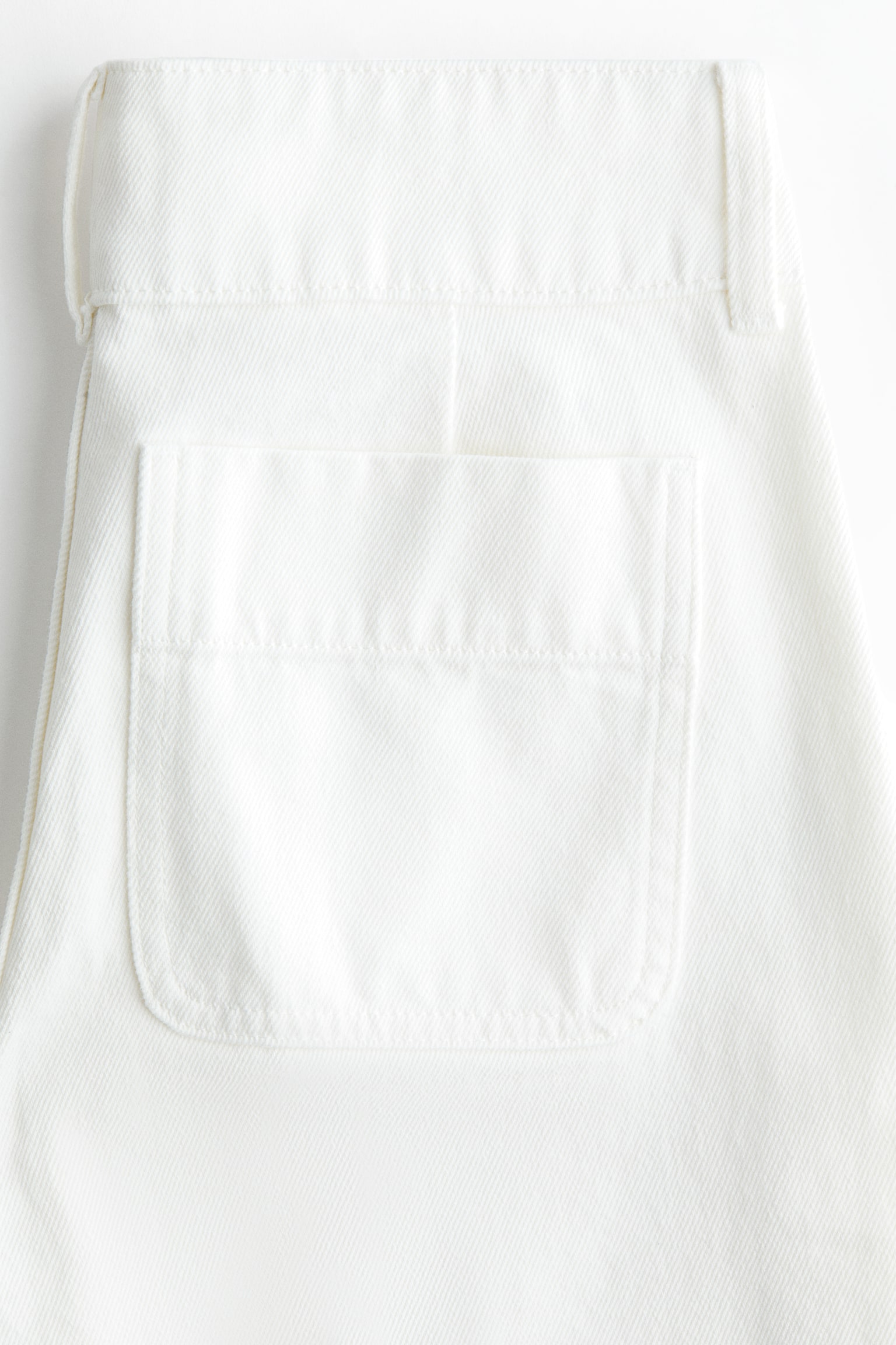 Wide High Jeans - ホワイト/デニムブルー/ダークデニムブルー - 3