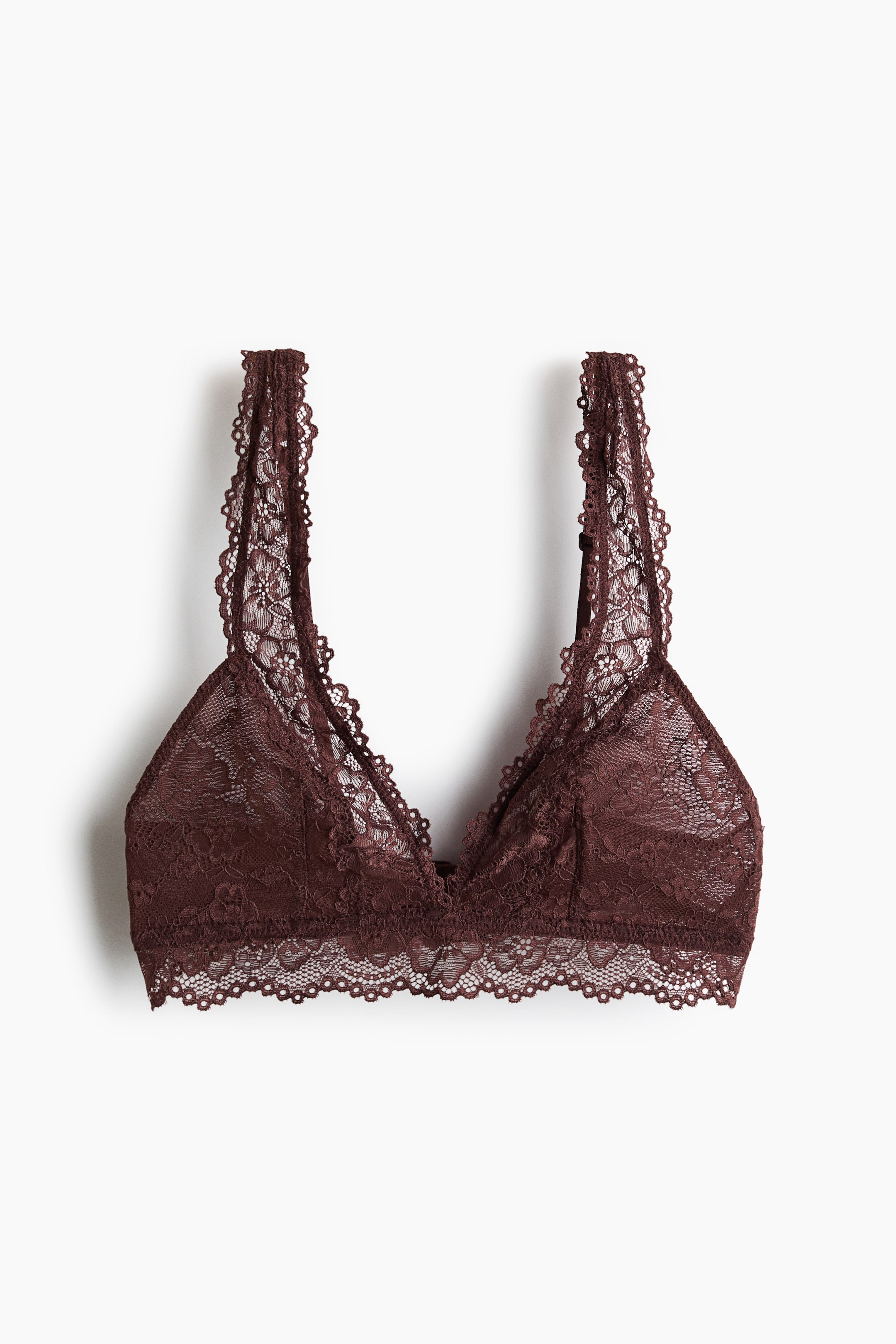View larger image: Soft lace bra - Brown - Ladies | H&M IE 4