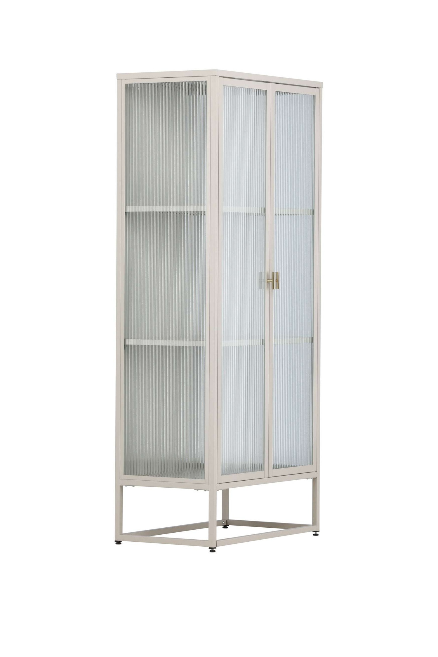 Venture Home - Garis Cabinet - Teräs, Beige